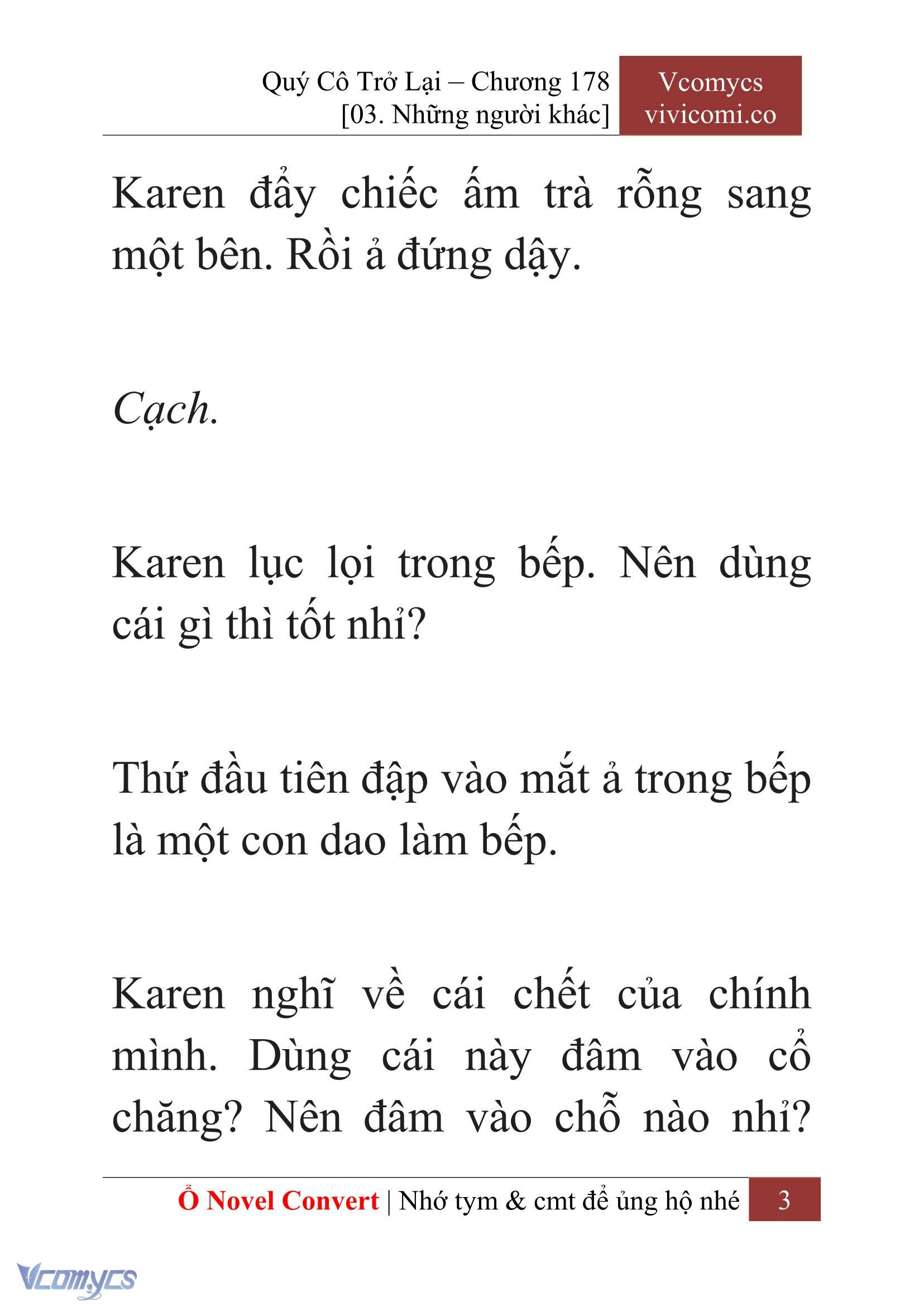 [Novel] Quý Cô Trở Lại Chapter 178 - Trang 6