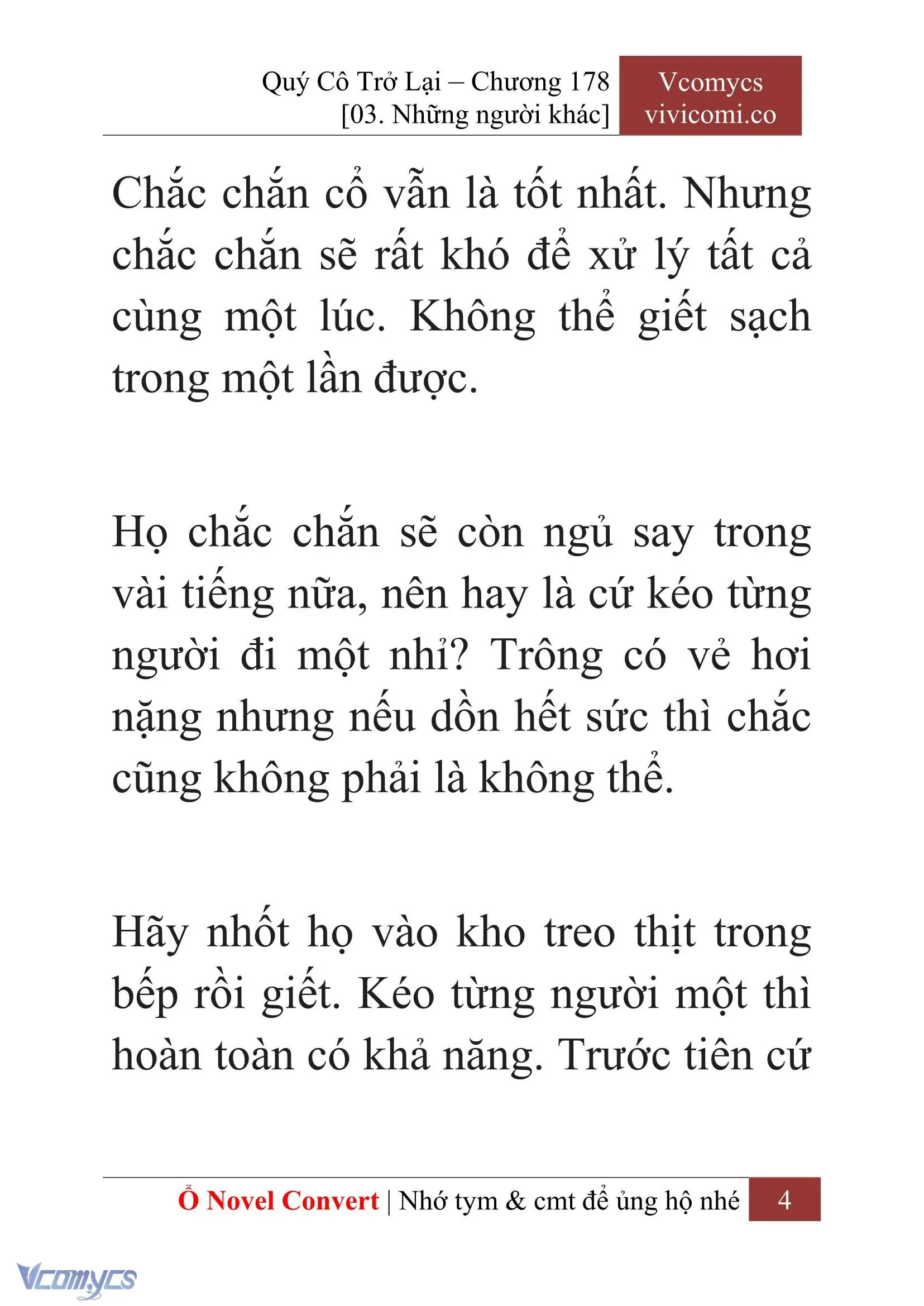 [Novel] Quý Cô Trở Lại Chapter 178 - Trang 7
