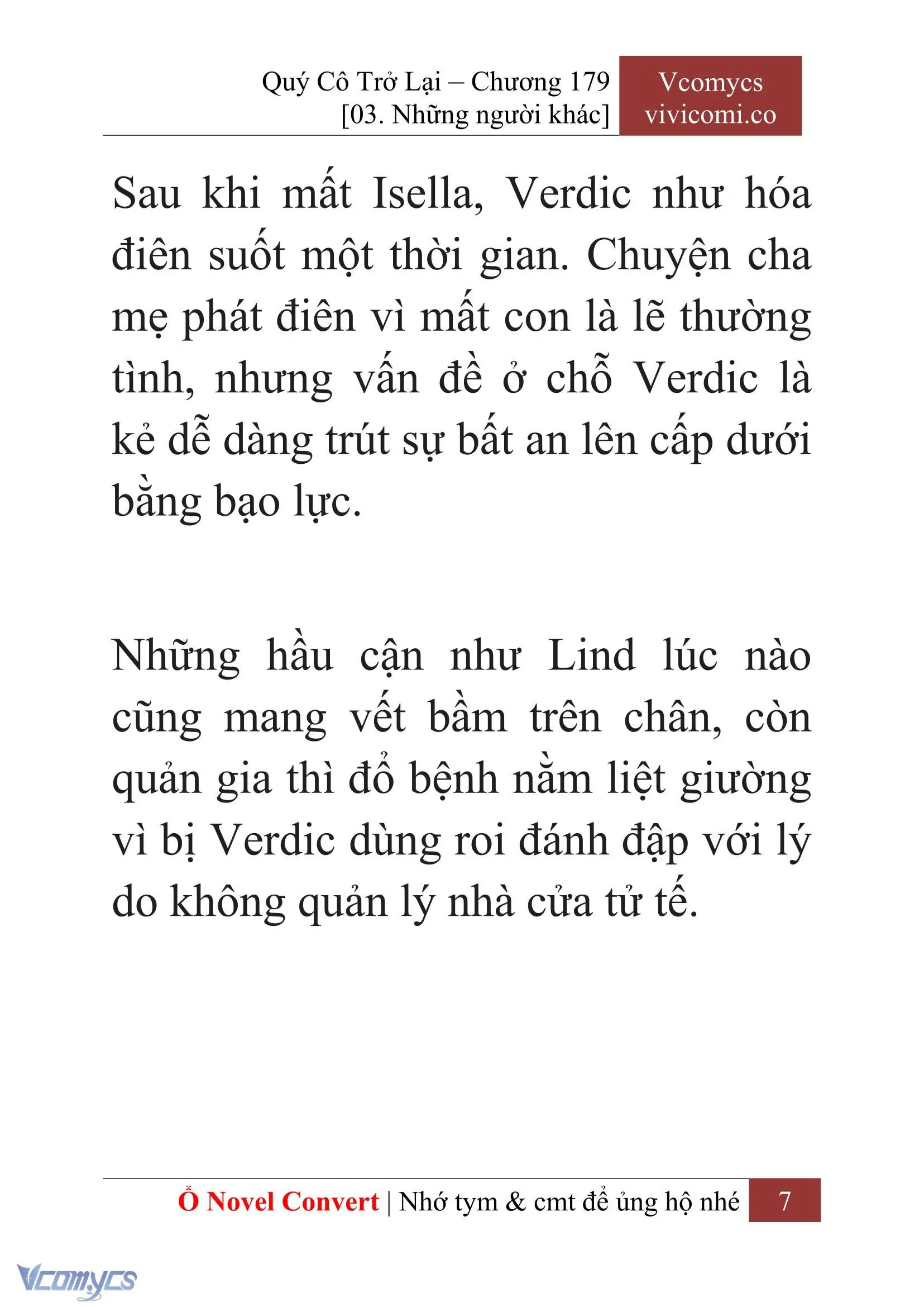[Novel] Quý Cô Trở Lại Chapter 179 - Trang 10