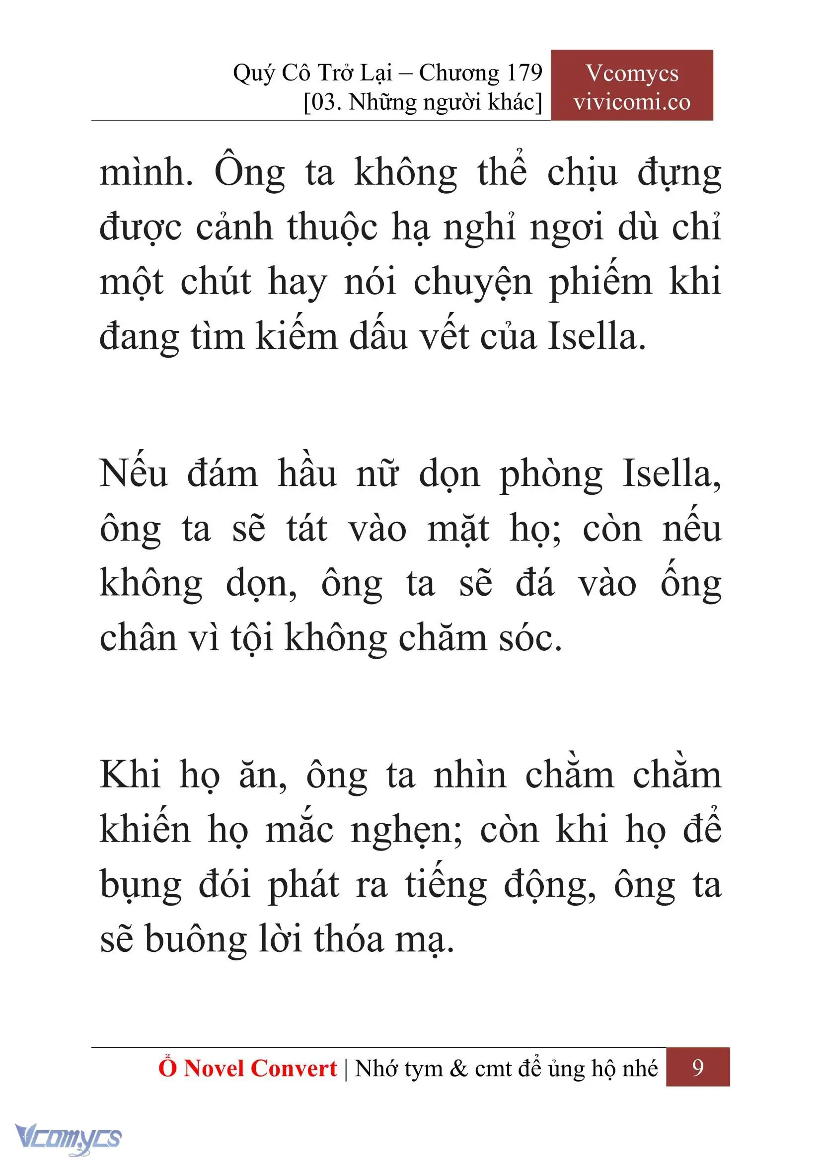 [Novel] Quý Cô Trở Lại Chapter 179 - Trang 12