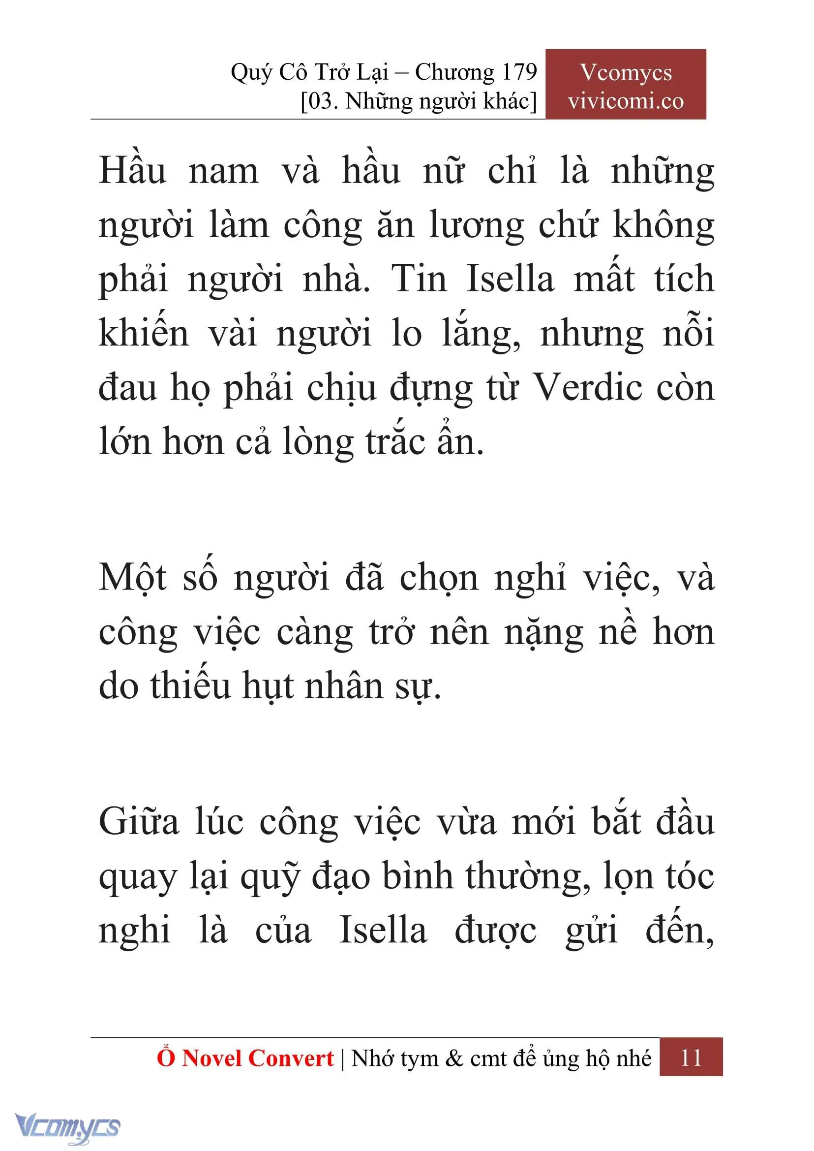 [Novel] Quý Cô Trở Lại Chapter 179 - Trang 14