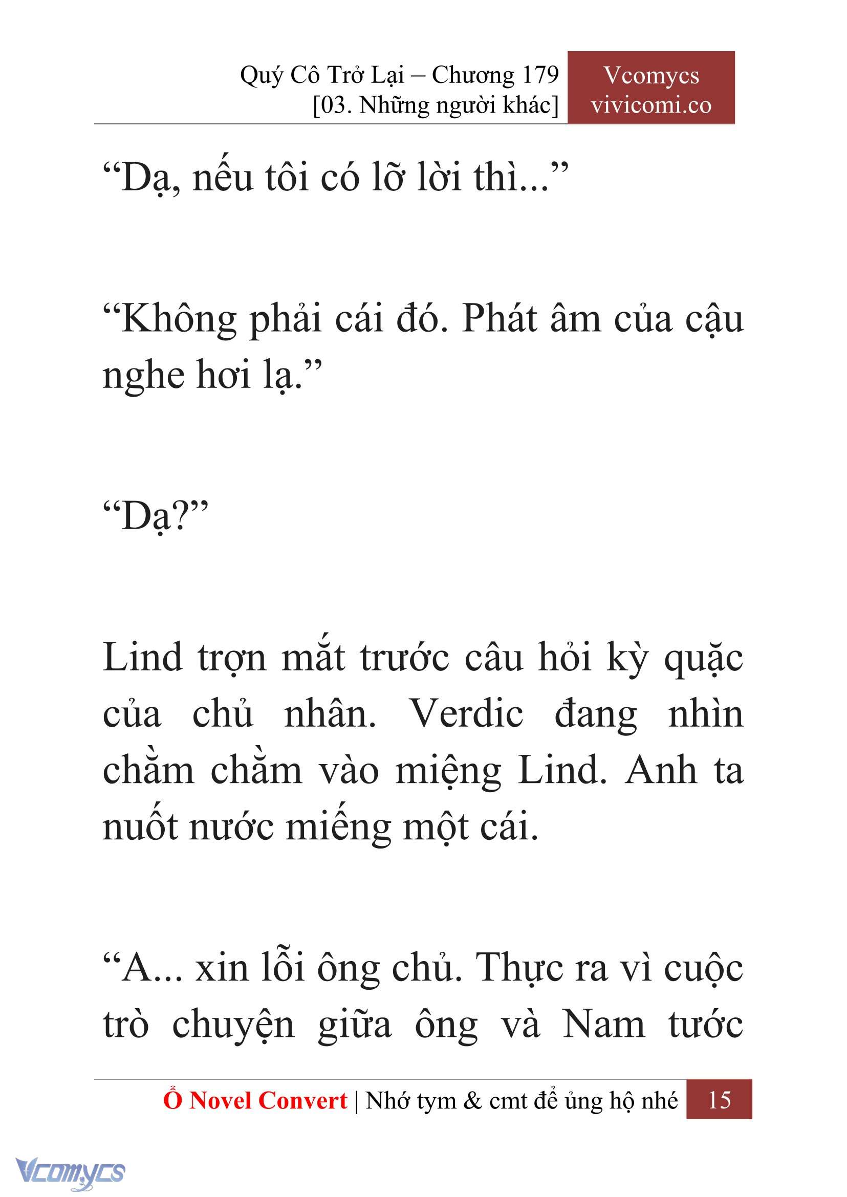 [Novel] Quý Cô Trở Lại Chapter 179 - Trang 18