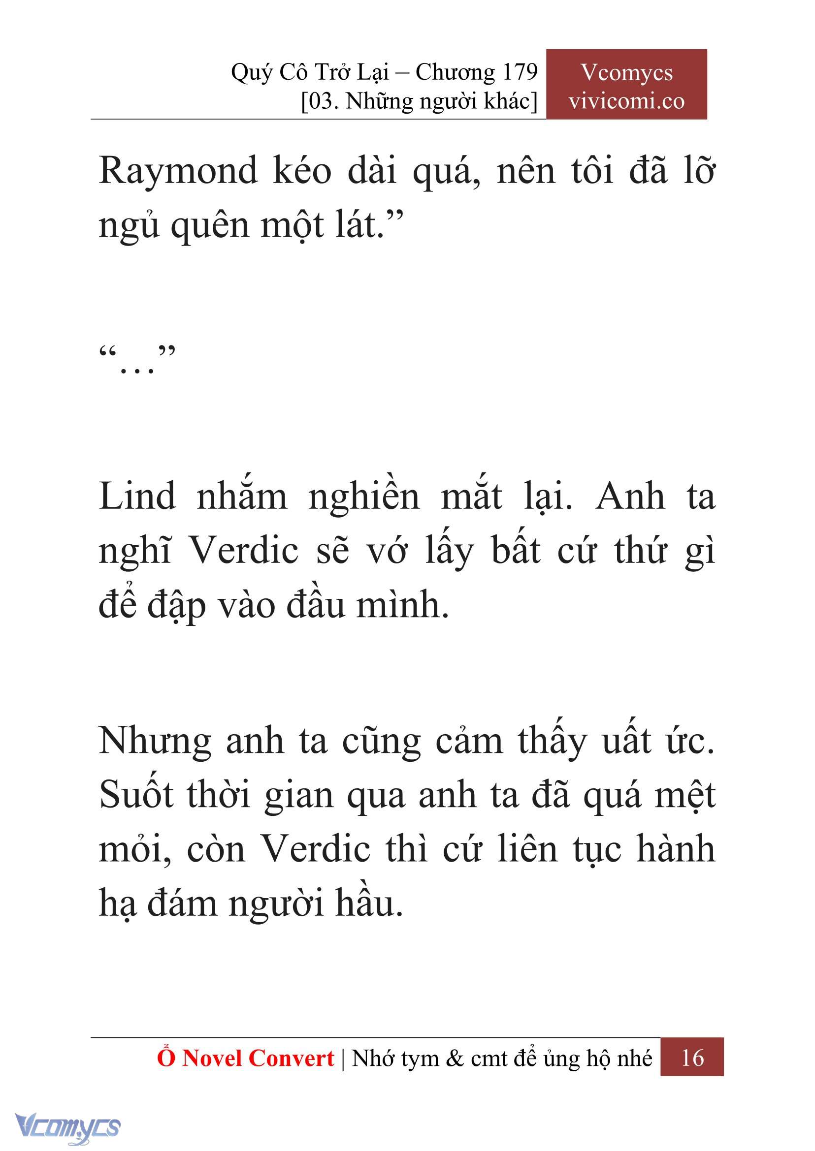 [Novel] Quý Cô Trở Lại Chapter 179 - Trang 19