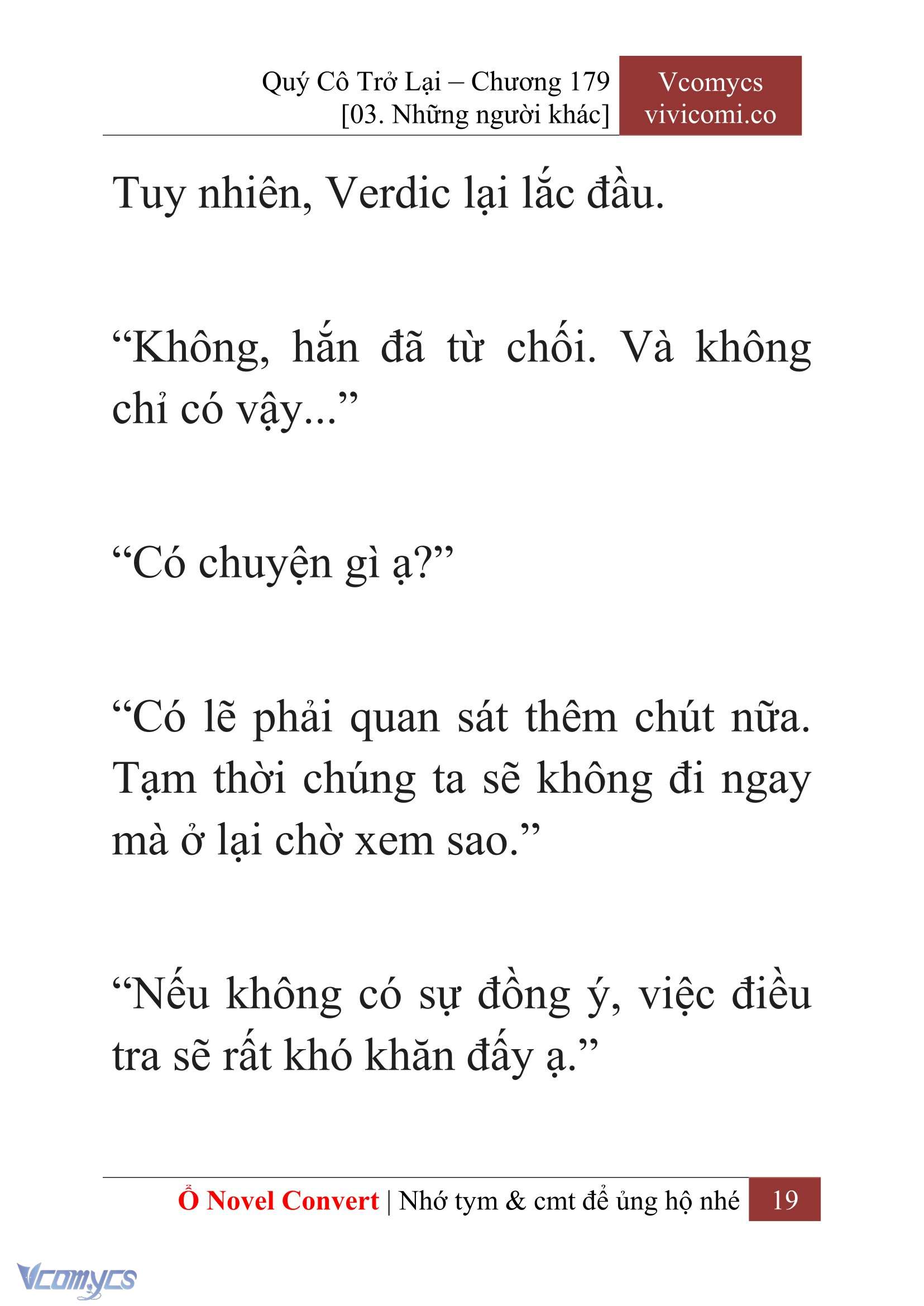 [Novel] Quý Cô Trở Lại Chapter 179 - Trang 22