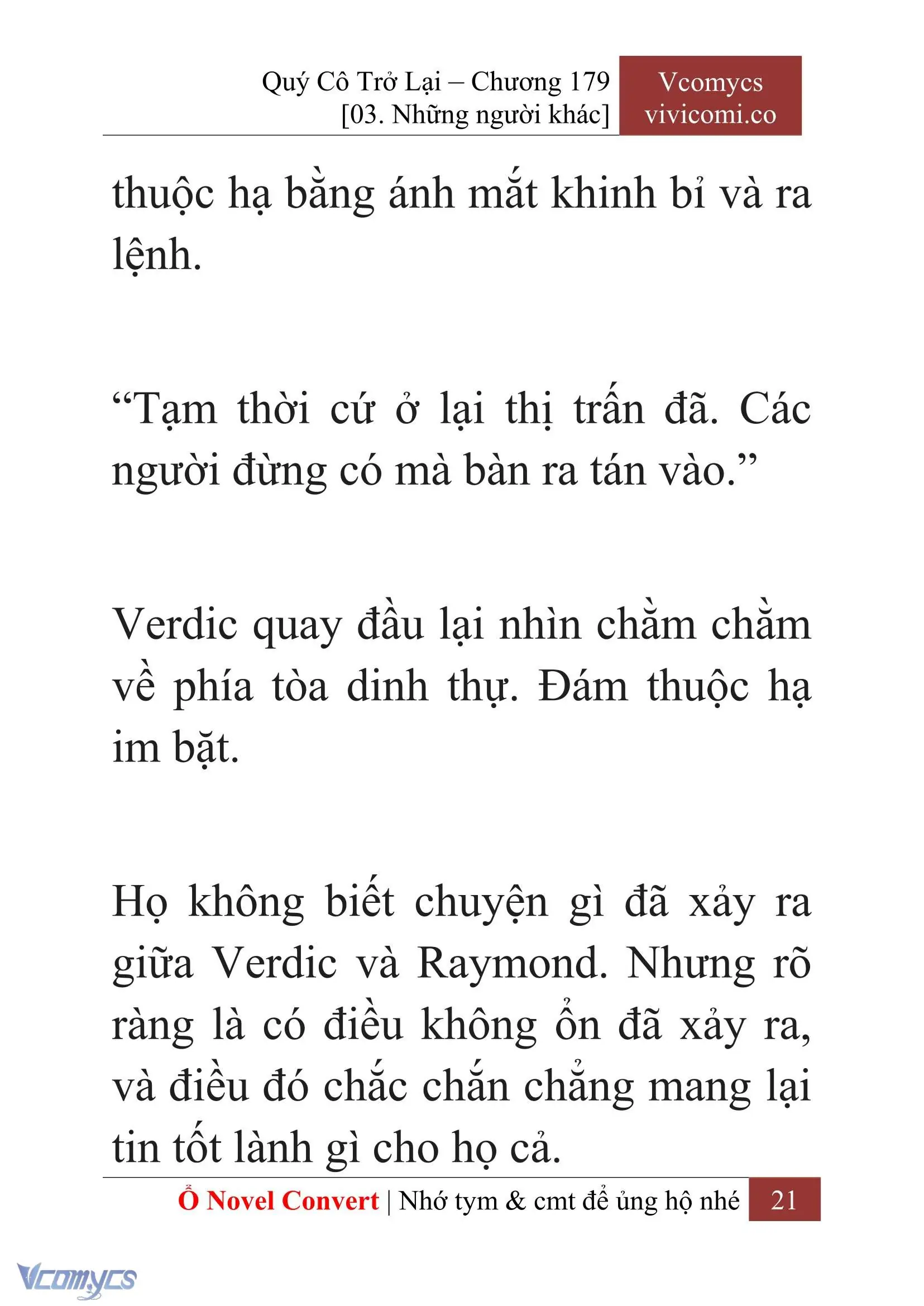 [Novel] Quý Cô Trở Lại Chapter 179 - Trang 24