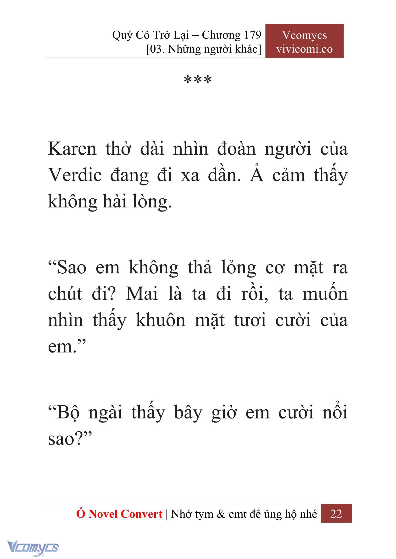 [Novel] Quý Cô Trở Lại Chapter 179 - Trang 25
