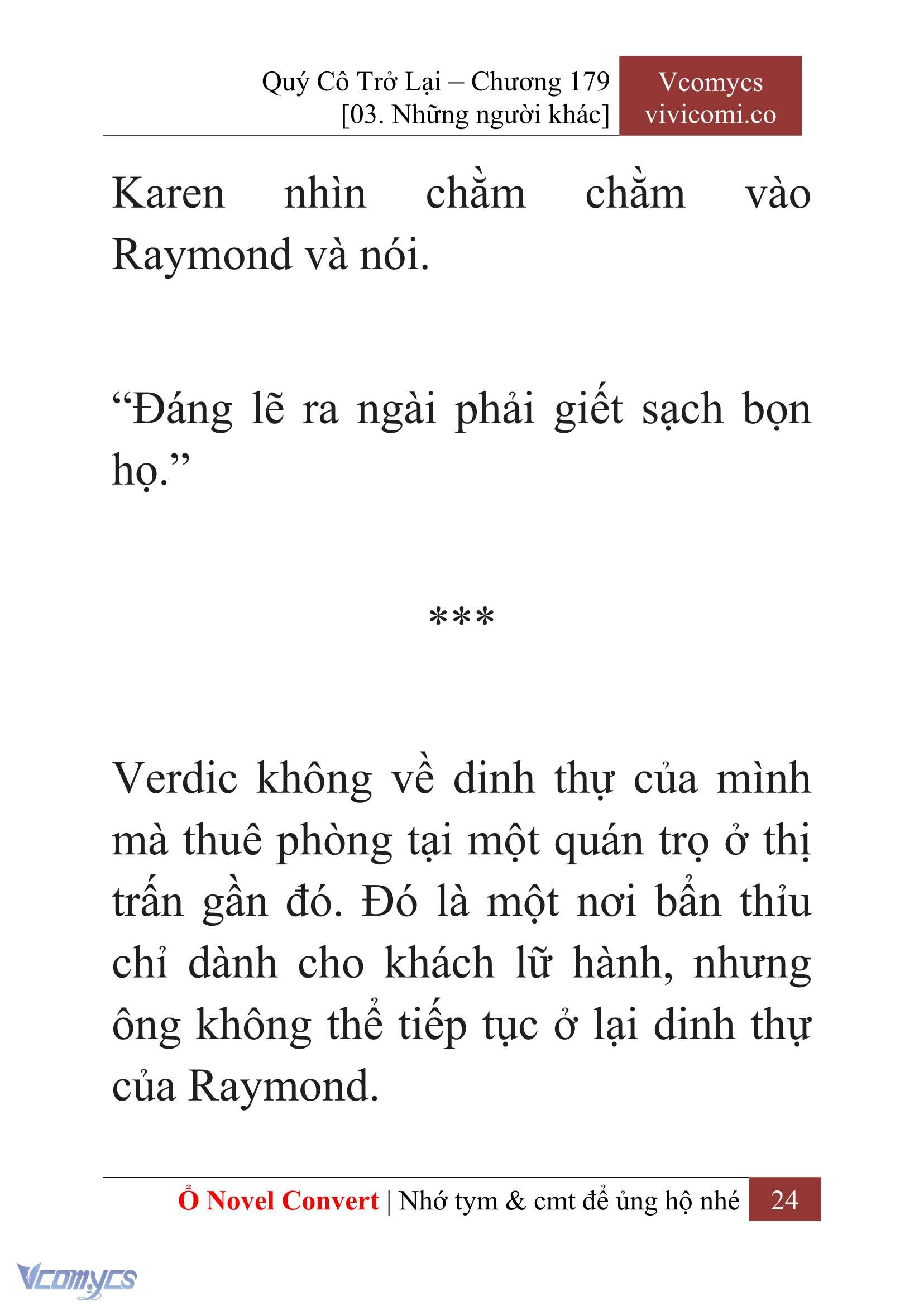[Novel] Quý Cô Trở Lại Chapter 179 - Trang 27