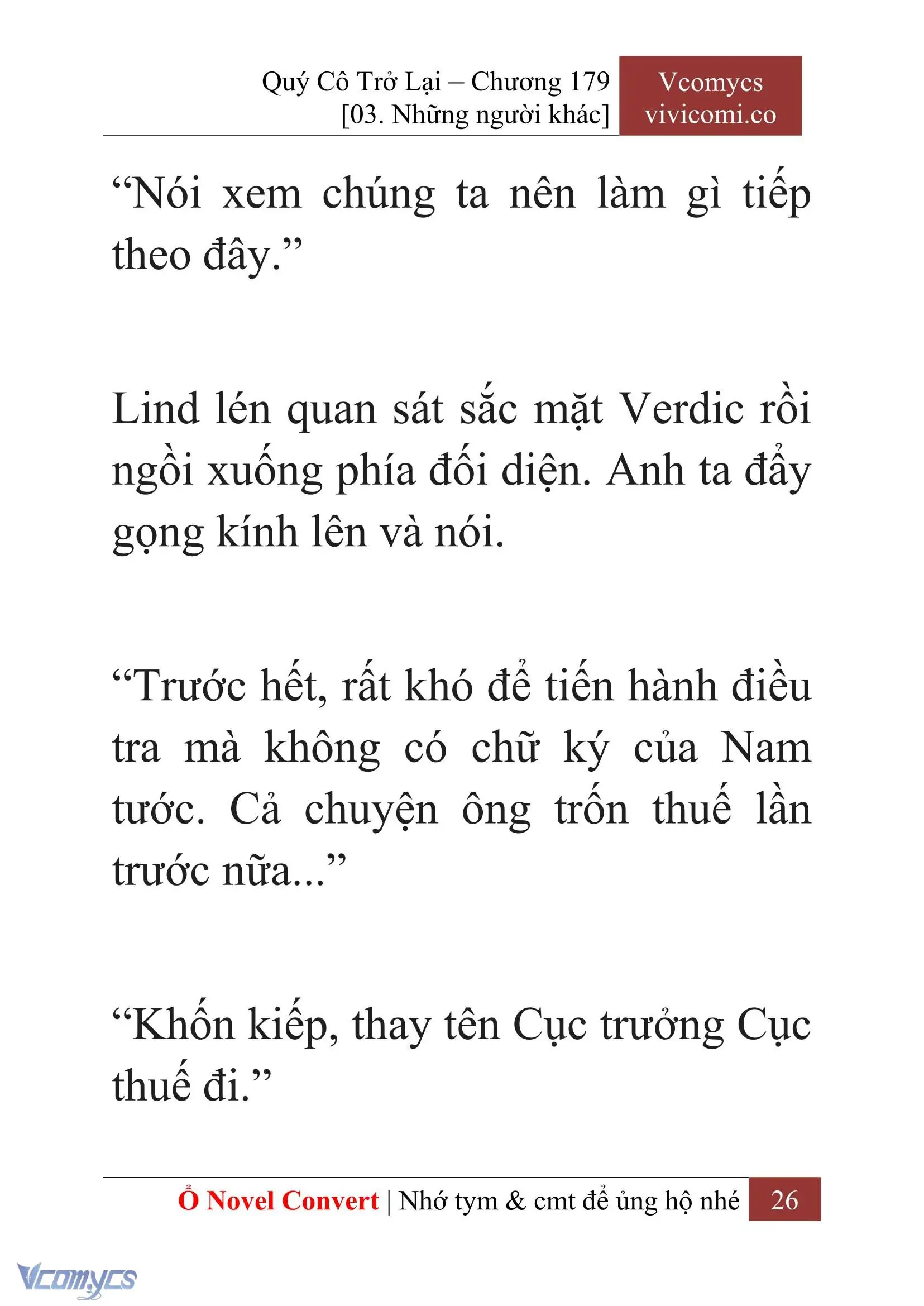 [Novel] Quý Cô Trở Lại Chapter 179 - Trang 29