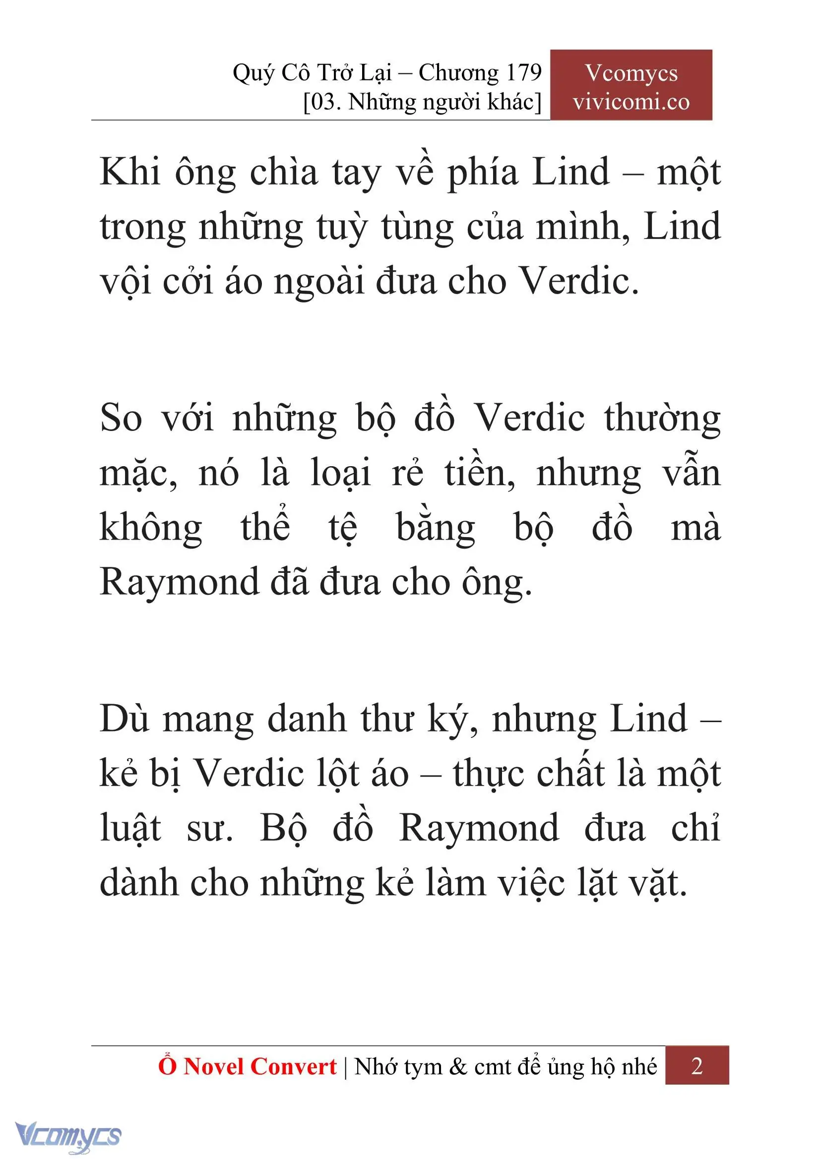 [Novel] Quý Cô Trở Lại Chapter 179 - Trang 5