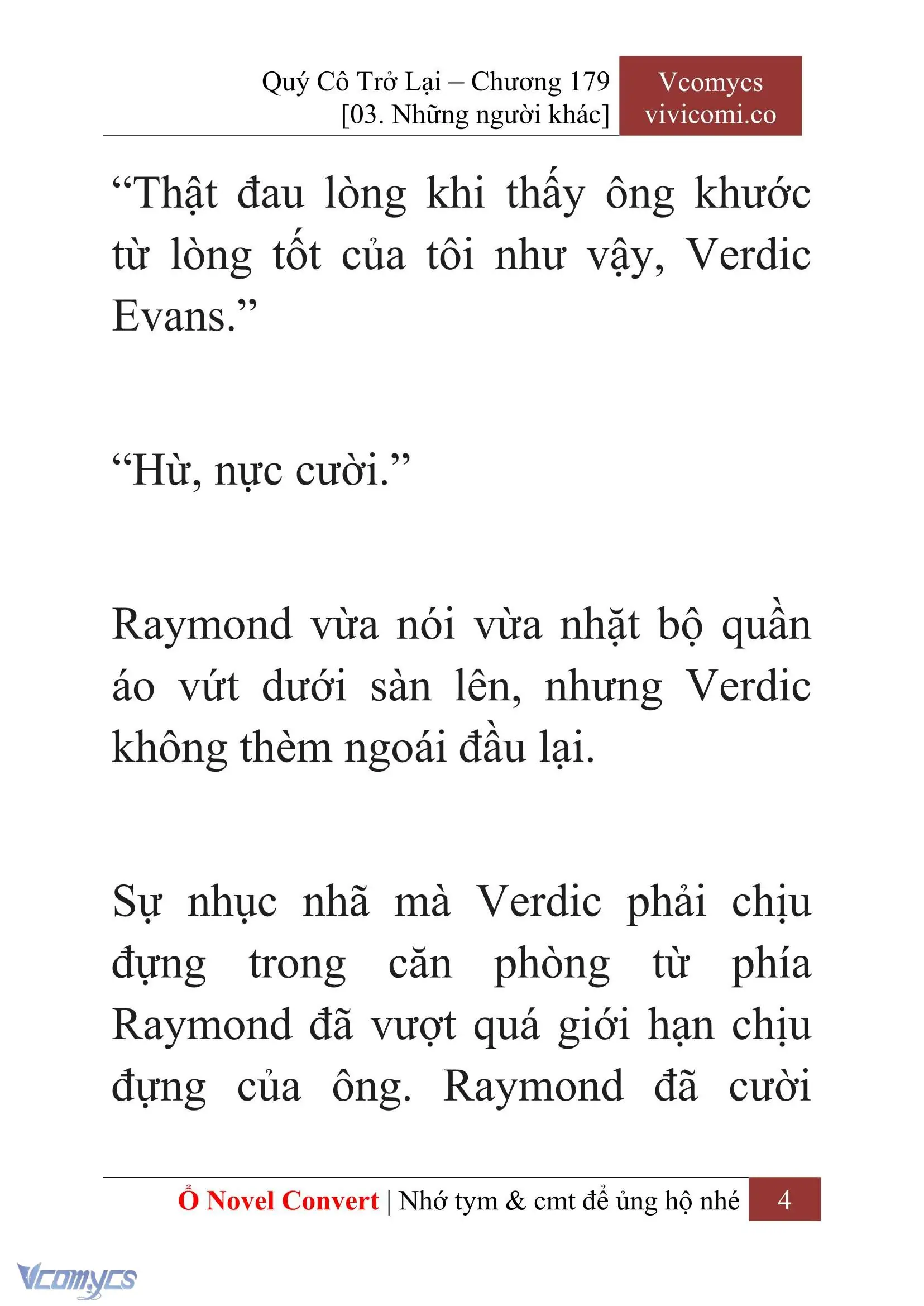 [Novel] Quý Cô Trở Lại Chapter 179 - Trang 7