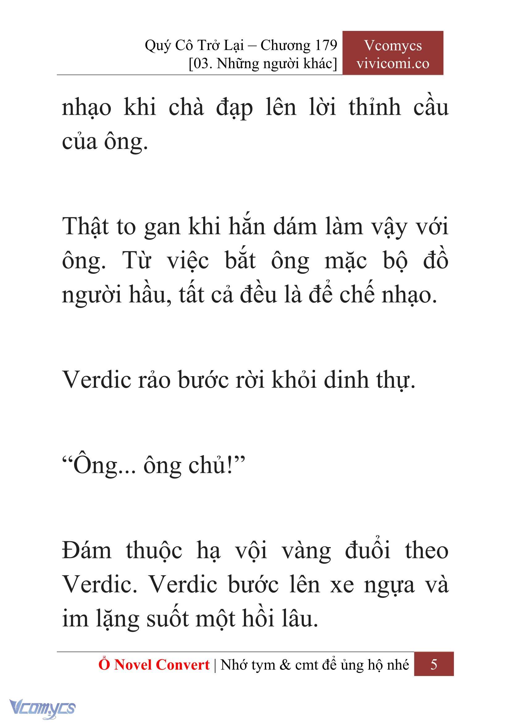 [Novel] Quý Cô Trở Lại Chapter 179 - Trang 8