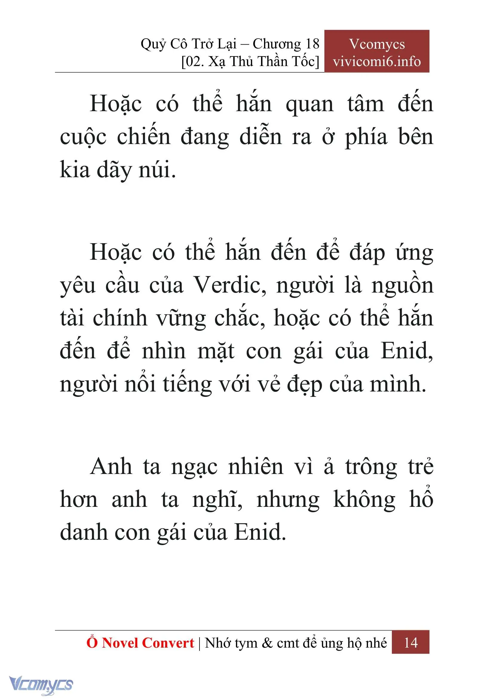 [Novel] Quý Cô Trở Lại Chapter 18 - Trang 17