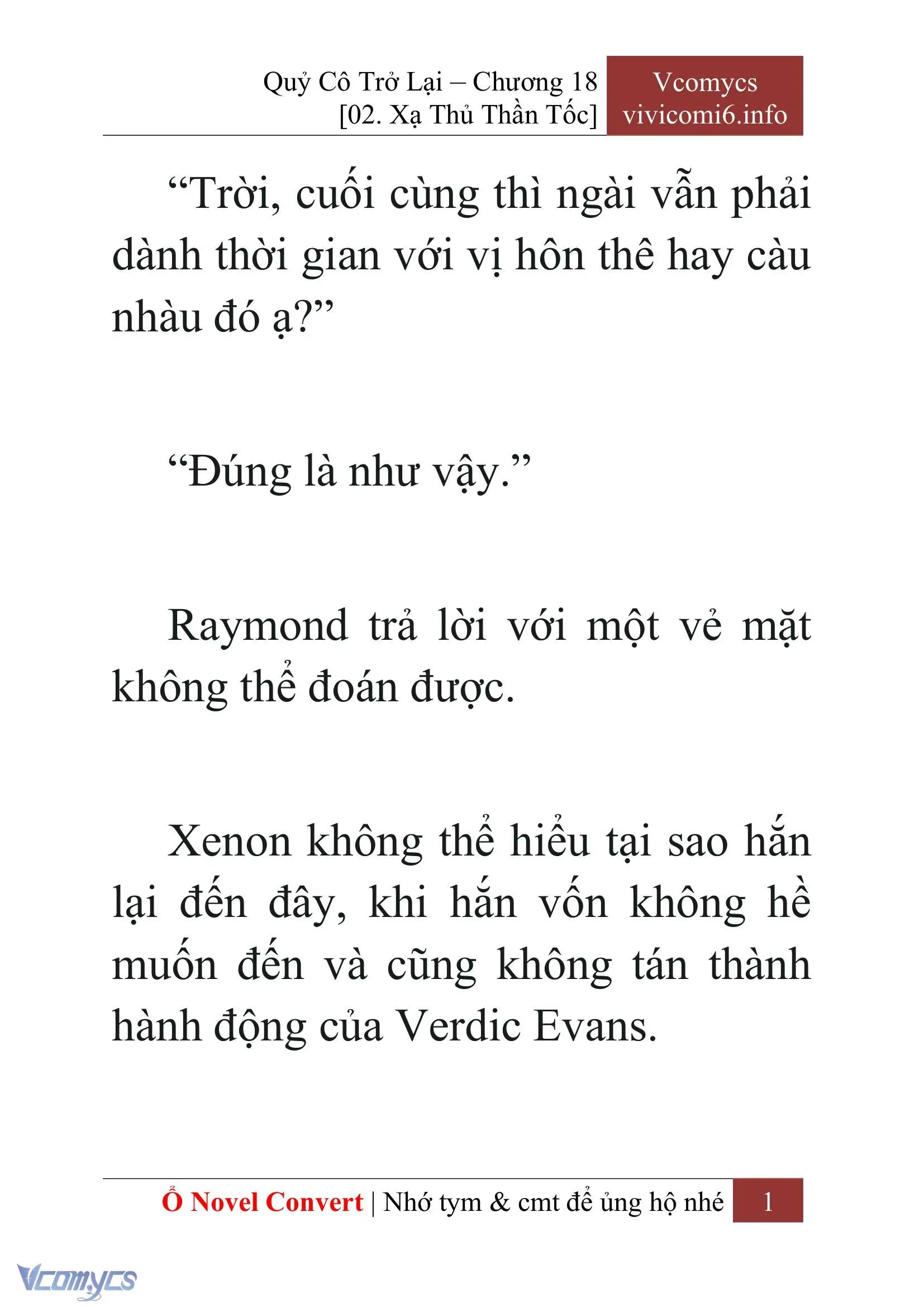 [Novel] Quý Cô Trở Lại Chapter 18 - Trang 4