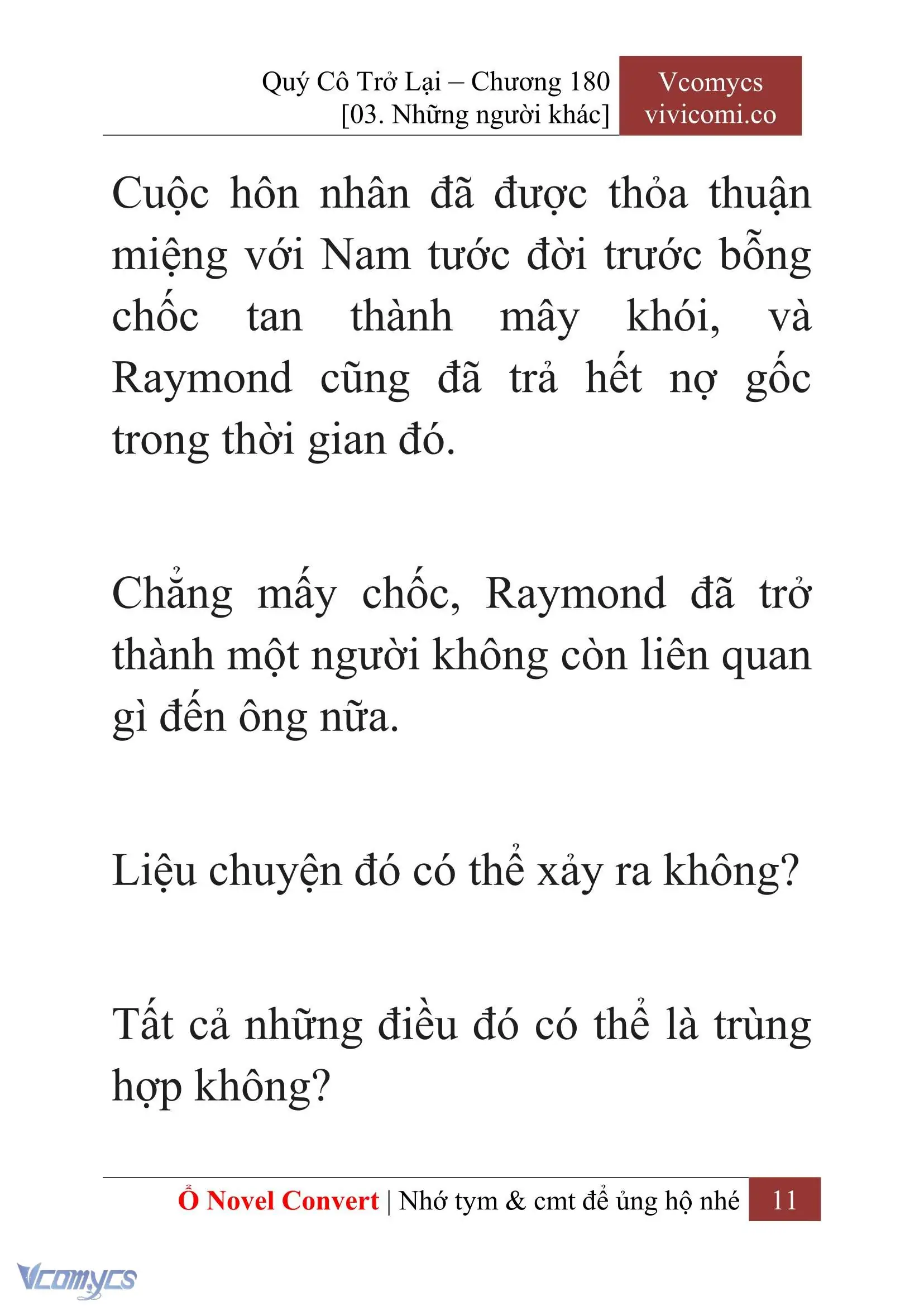 [Novel] Quý Cô Trở Lại Chapter 180 - Trang 14