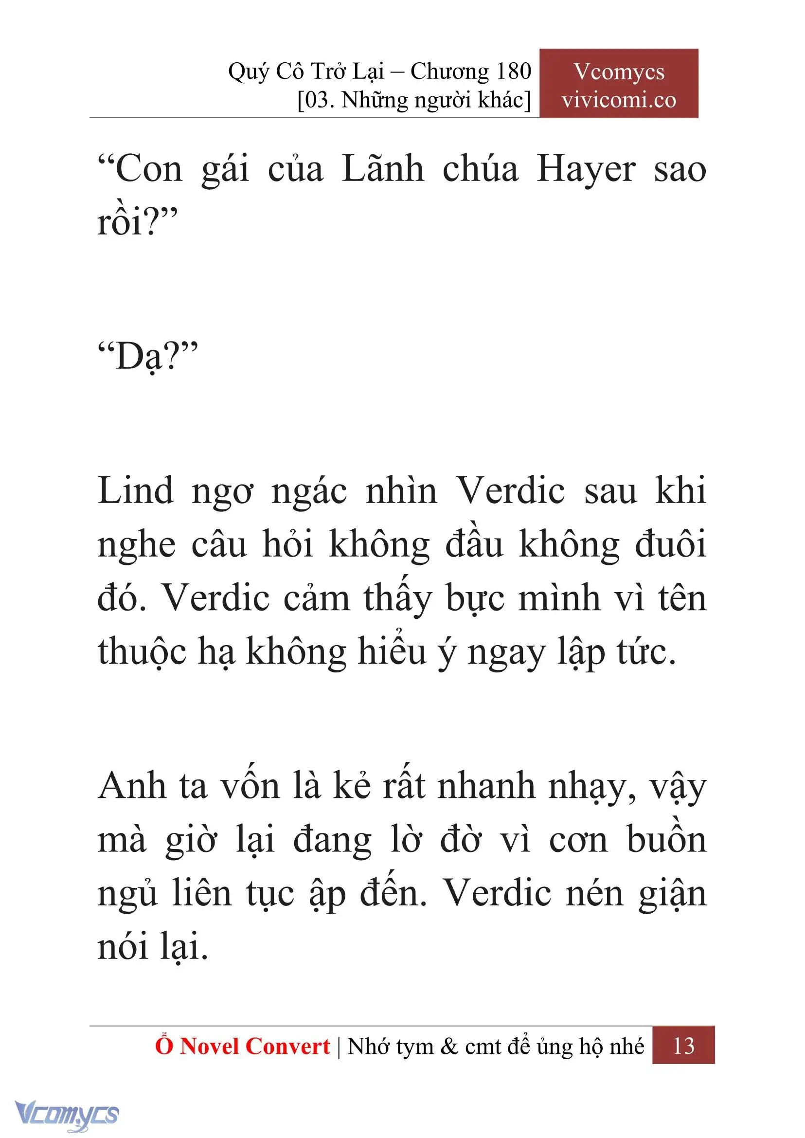 [Novel] Quý Cô Trở Lại Chapter 180 - Trang 16