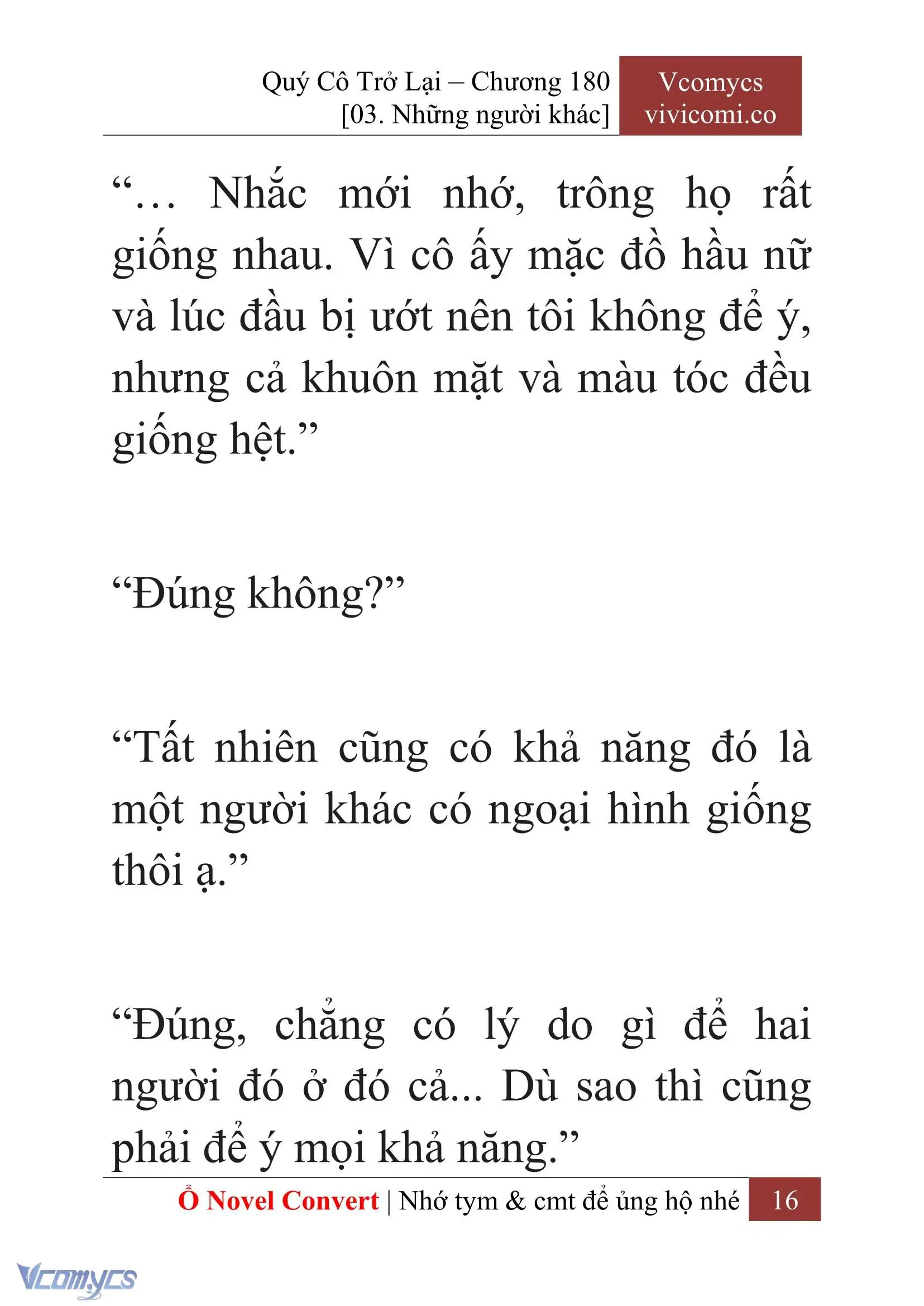 [Novel] Quý Cô Trở Lại Chapter 180 - Trang 19
