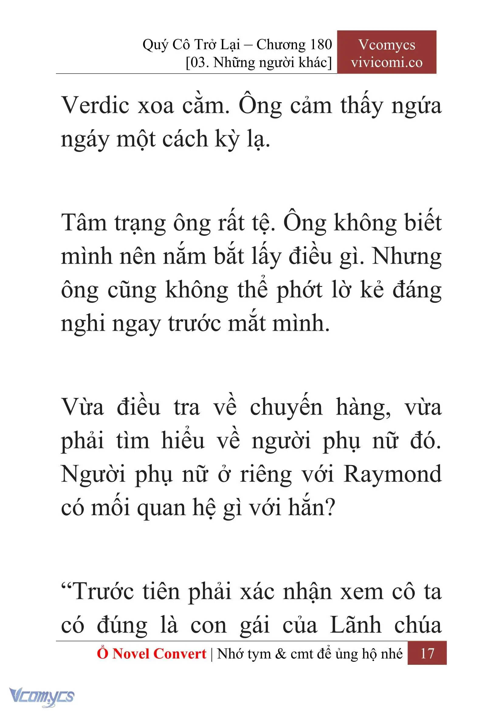 [Novel] Quý Cô Trở Lại Chapter 180 - Trang 20