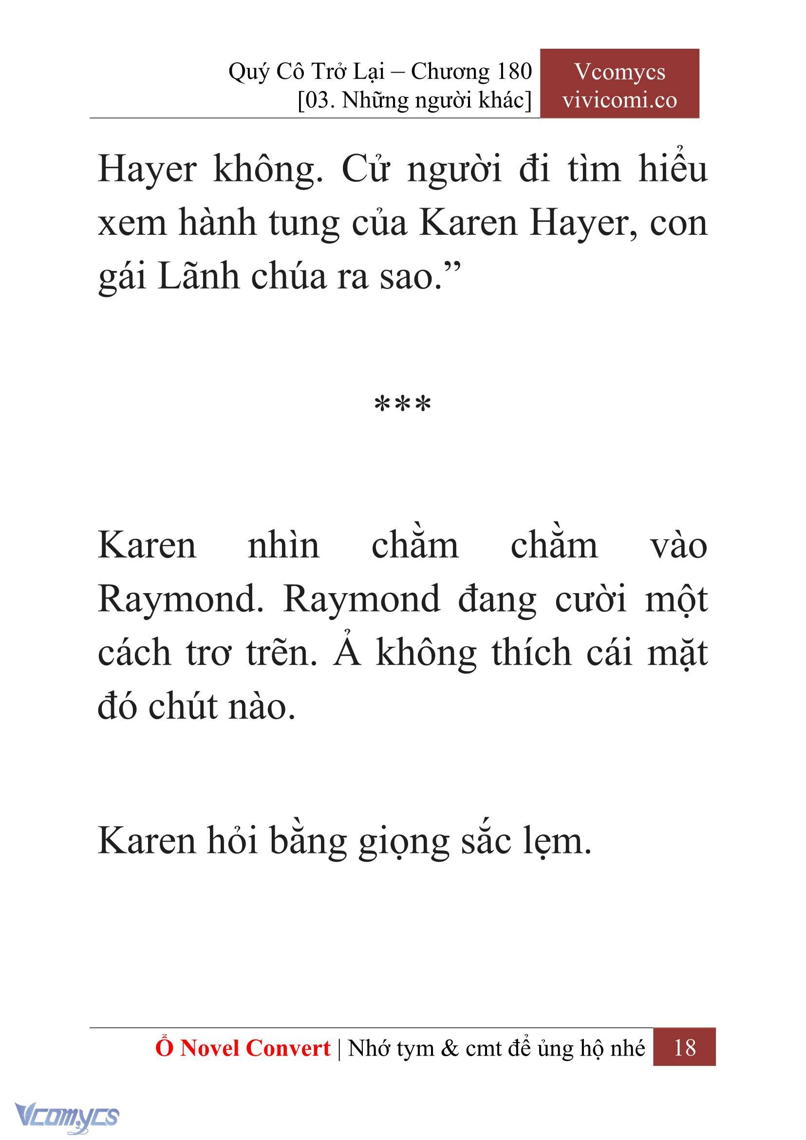 [Novel] Quý Cô Trở Lại Chapter 180 - Trang 21