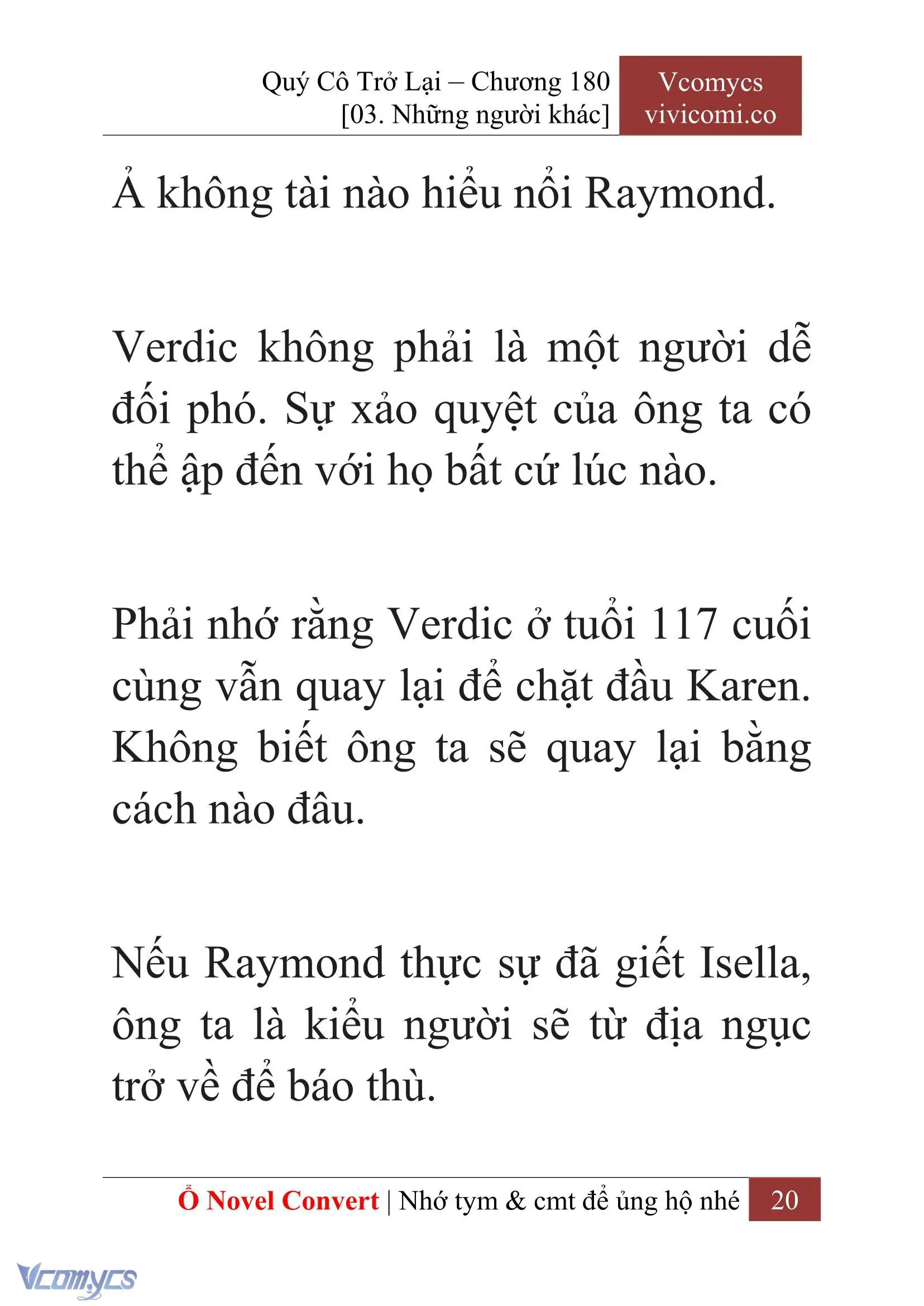 [Novel] Quý Cô Trở Lại Chapter 180 - Trang 23