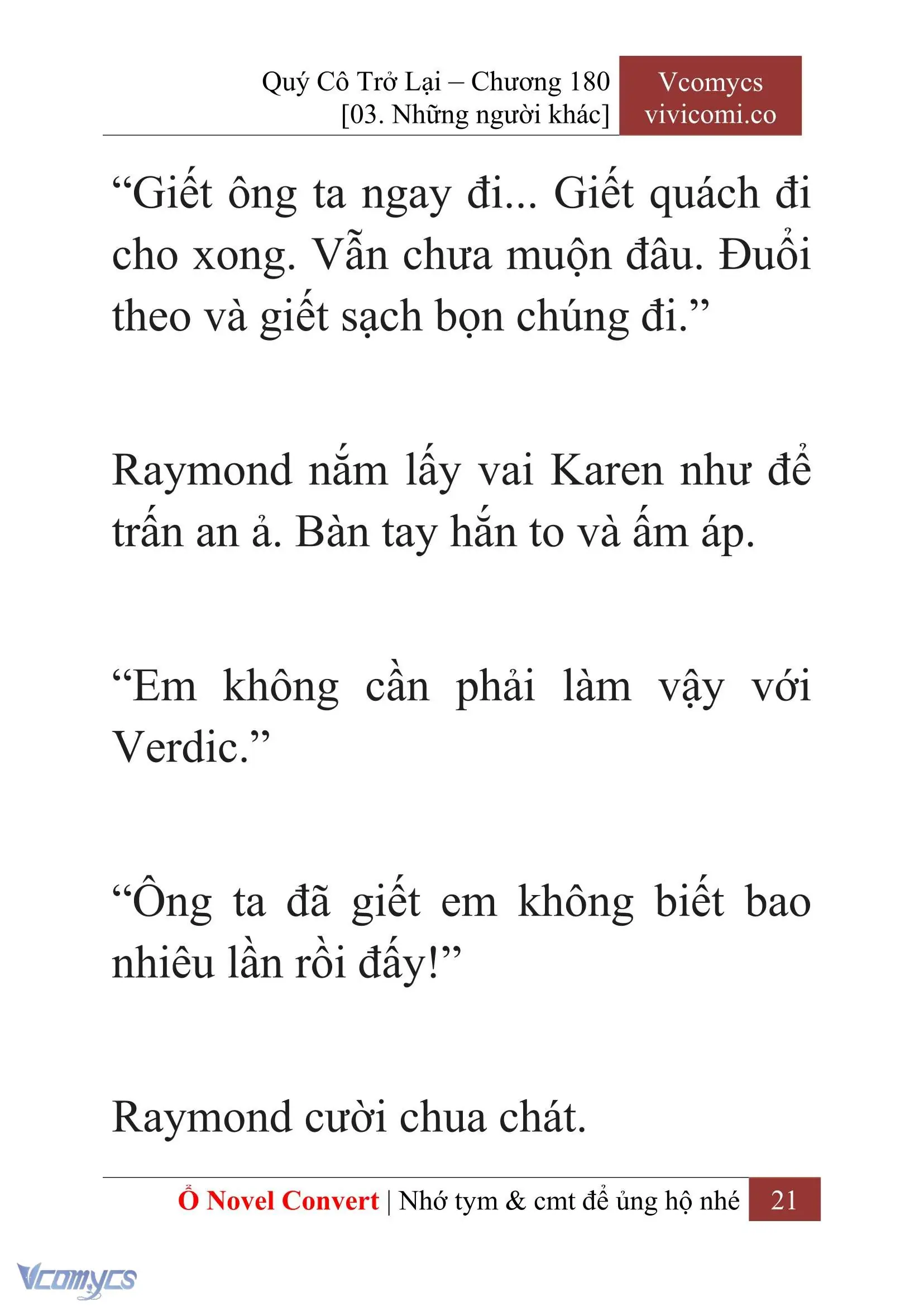 [Novel] Quý Cô Trở Lại Chapter 180 - Trang 24