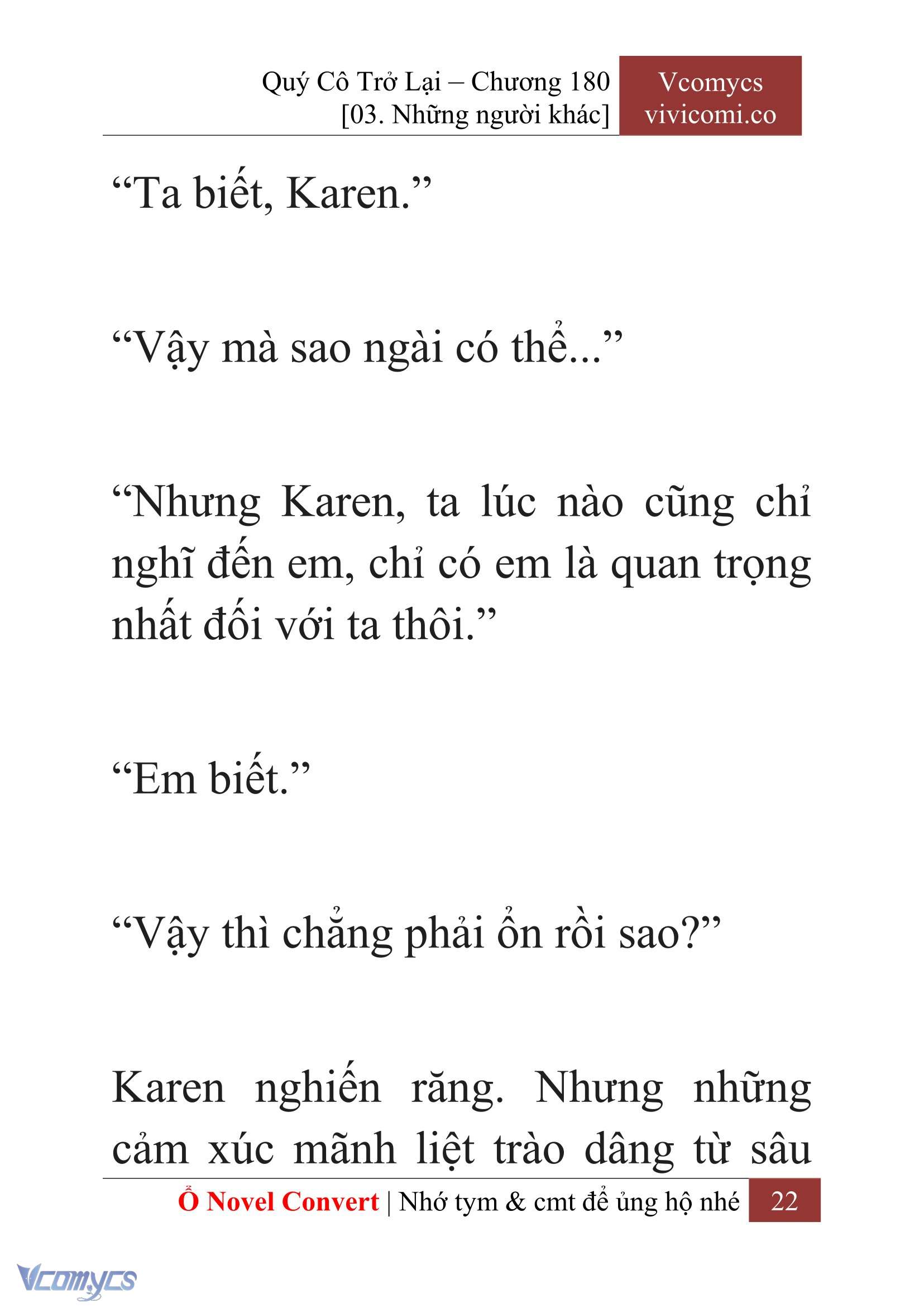 [Novel] Quý Cô Trở Lại Chapter 180 - Trang 25