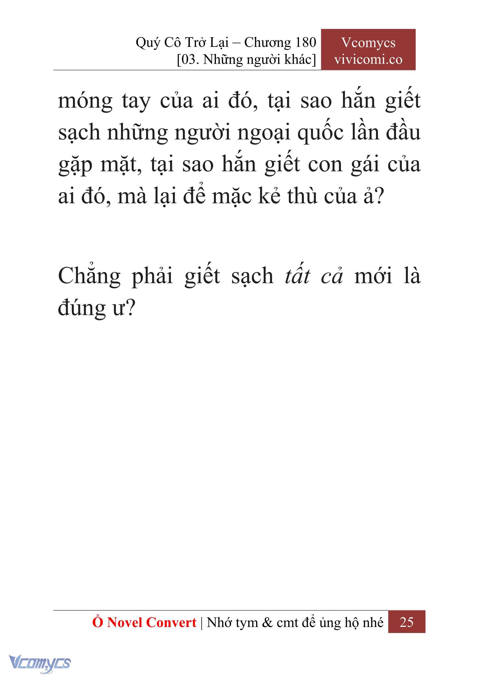 [Novel] Quý Cô Trở Lại Chapter 180 - Trang 28