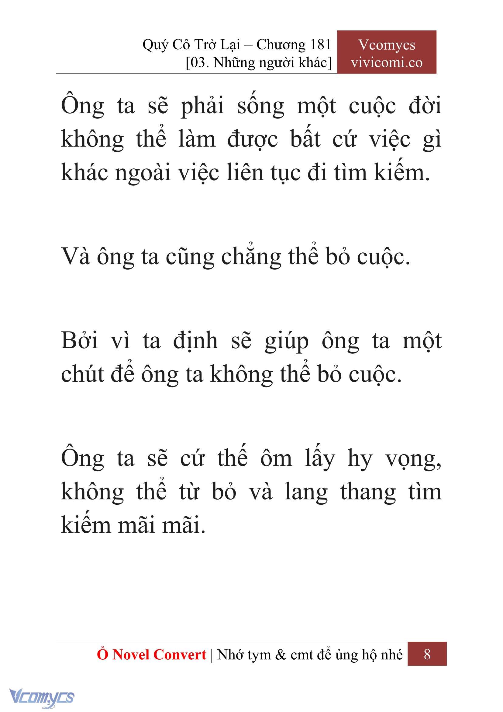 [Novel] Quý Cô Trở Lại Chapter 181 - Trang 11