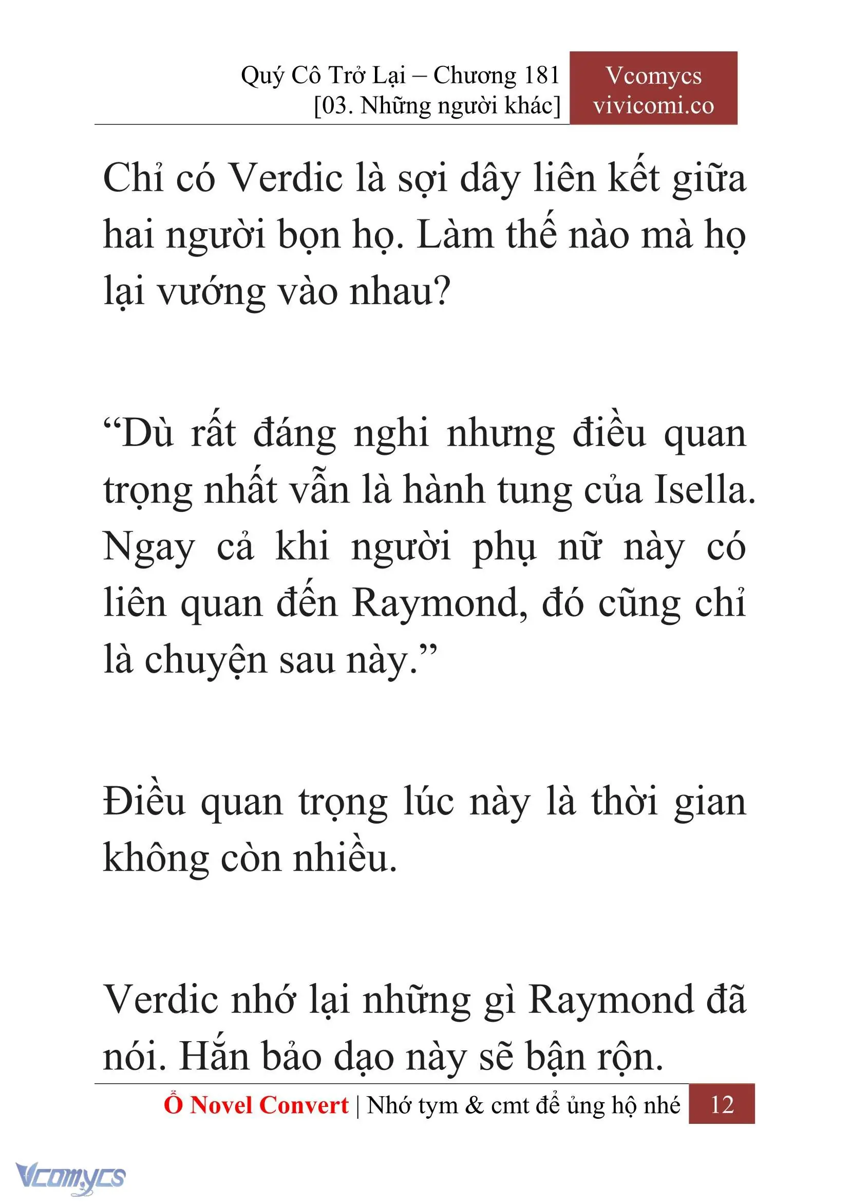 [Novel] Quý Cô Trở Lại Chapter 181 - Trang 15