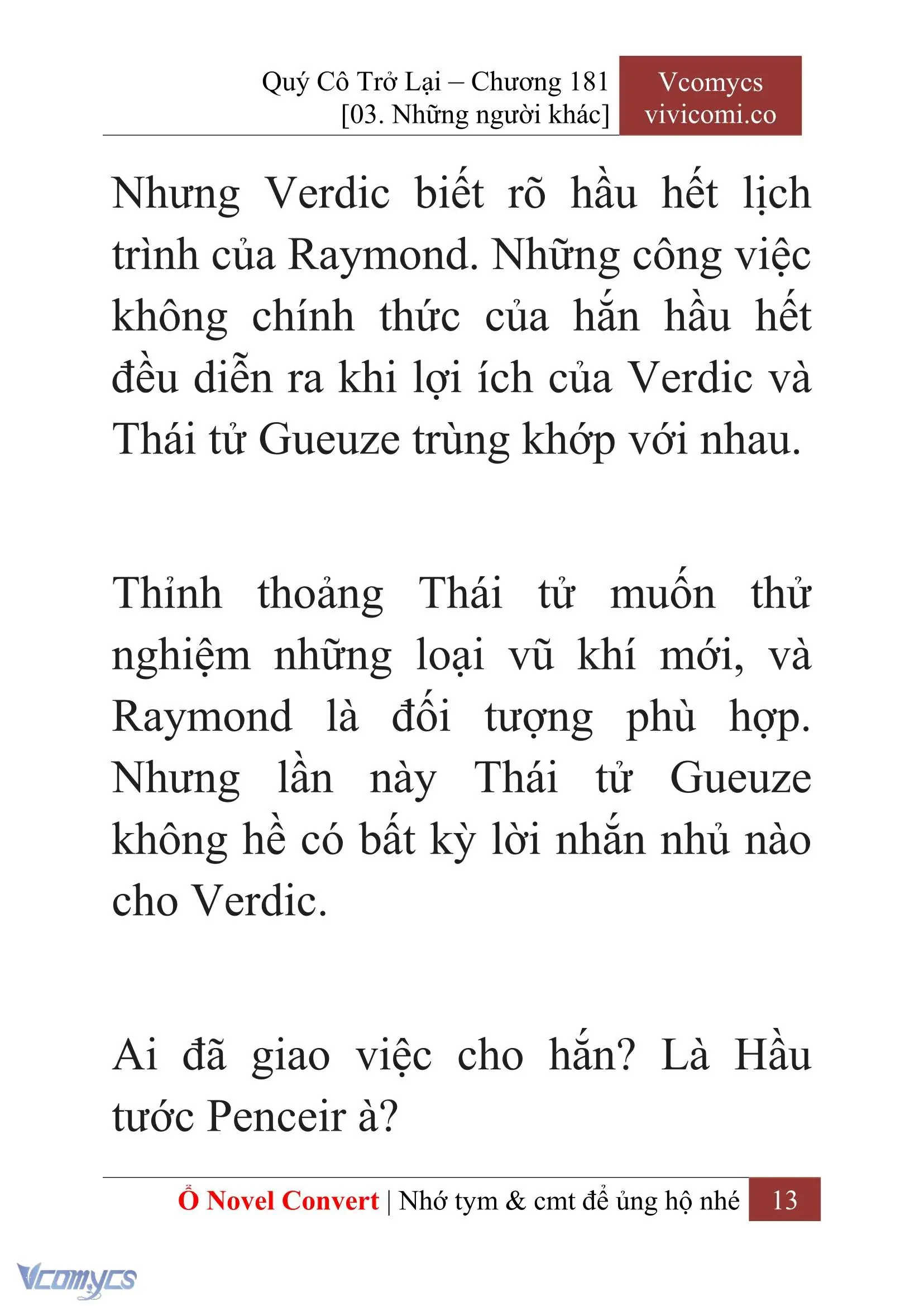 [Novel] Quý Cô Trở Lại Chapter 181 - Trang 16