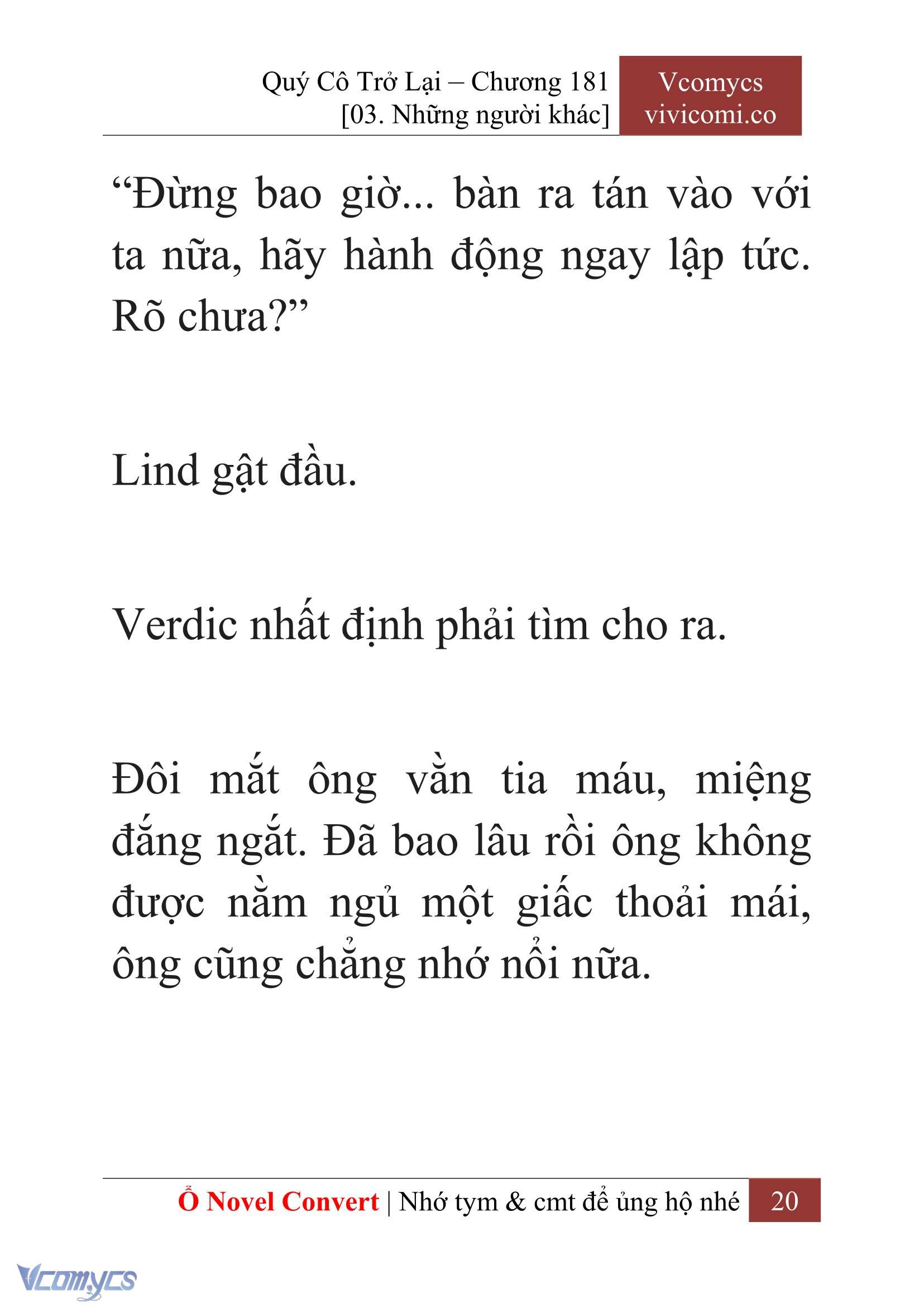 [Novel] Quý Cô Trở Lại Chapter 181 - Trang 23