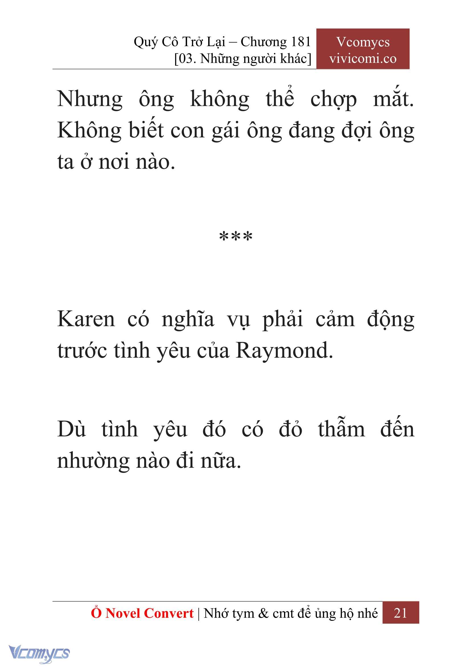 [Novel] Quý Cô Trở Lại Chapter 181 - Trang 24