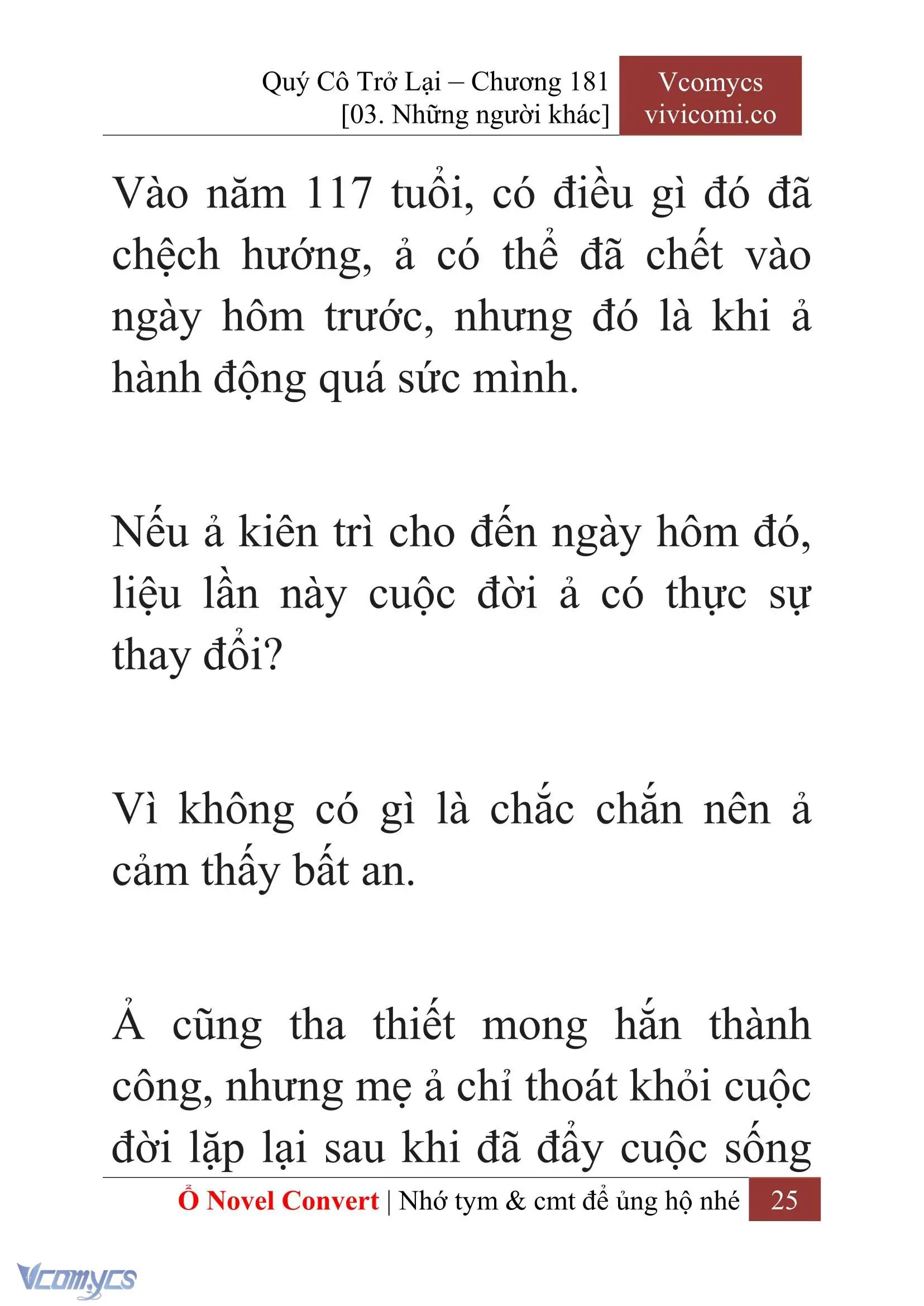 [Novel] Quý Cô Trở Lại Chapter 181 - Trang 28