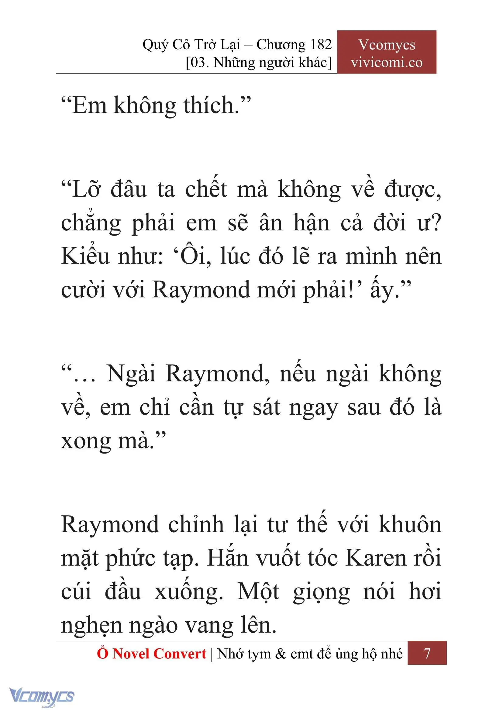 [Novel] Quý Cô Trở Lại Chapter 182 - Trang 10