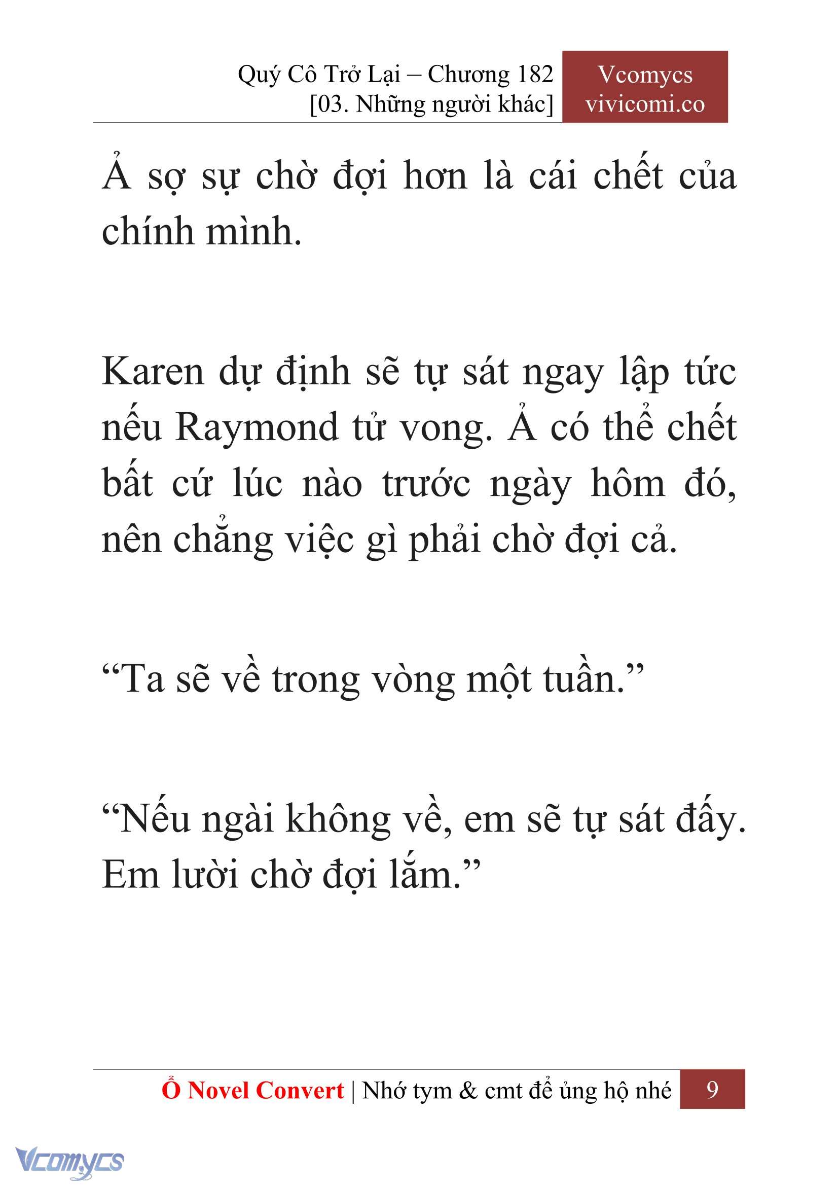 [Novel] Quý Cô Trở Lại Chapter 182 - Trang 12