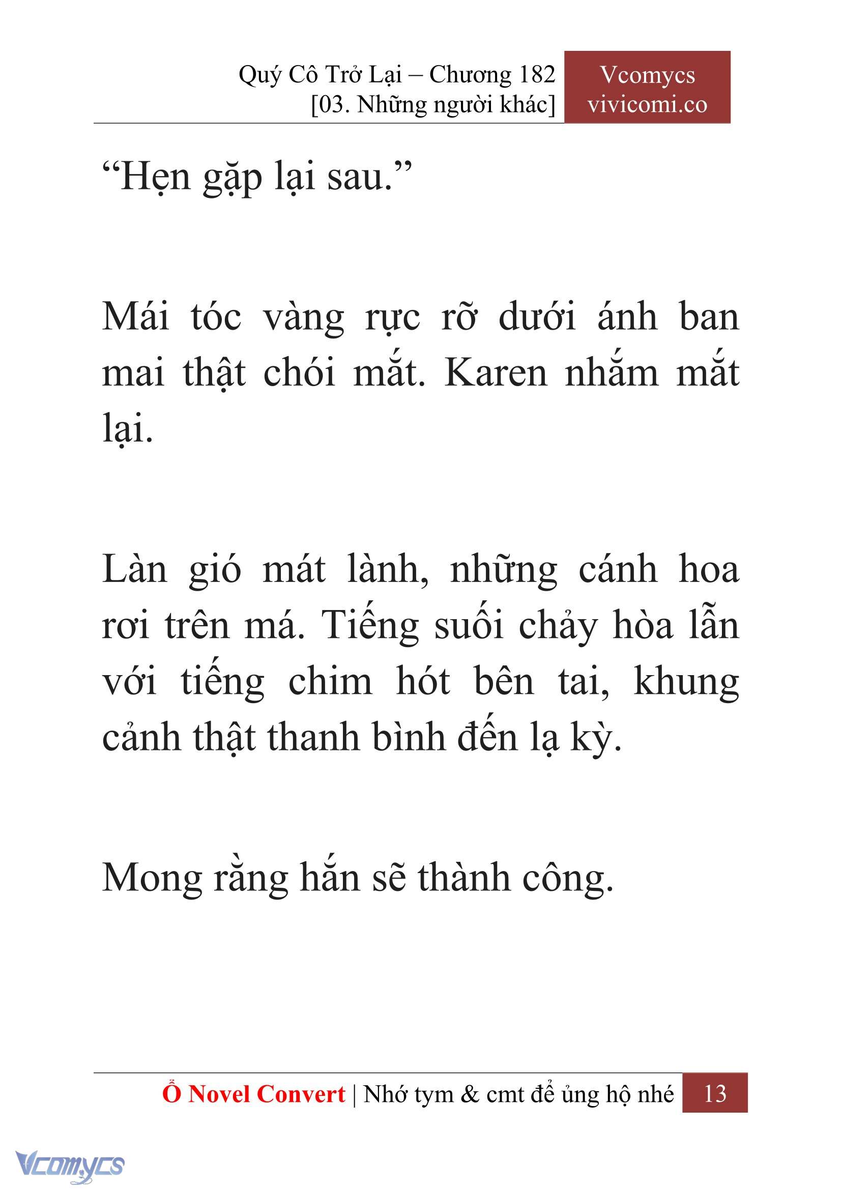[Novel] Quý Cô Trở Lại Chapter 182 - Trang 16