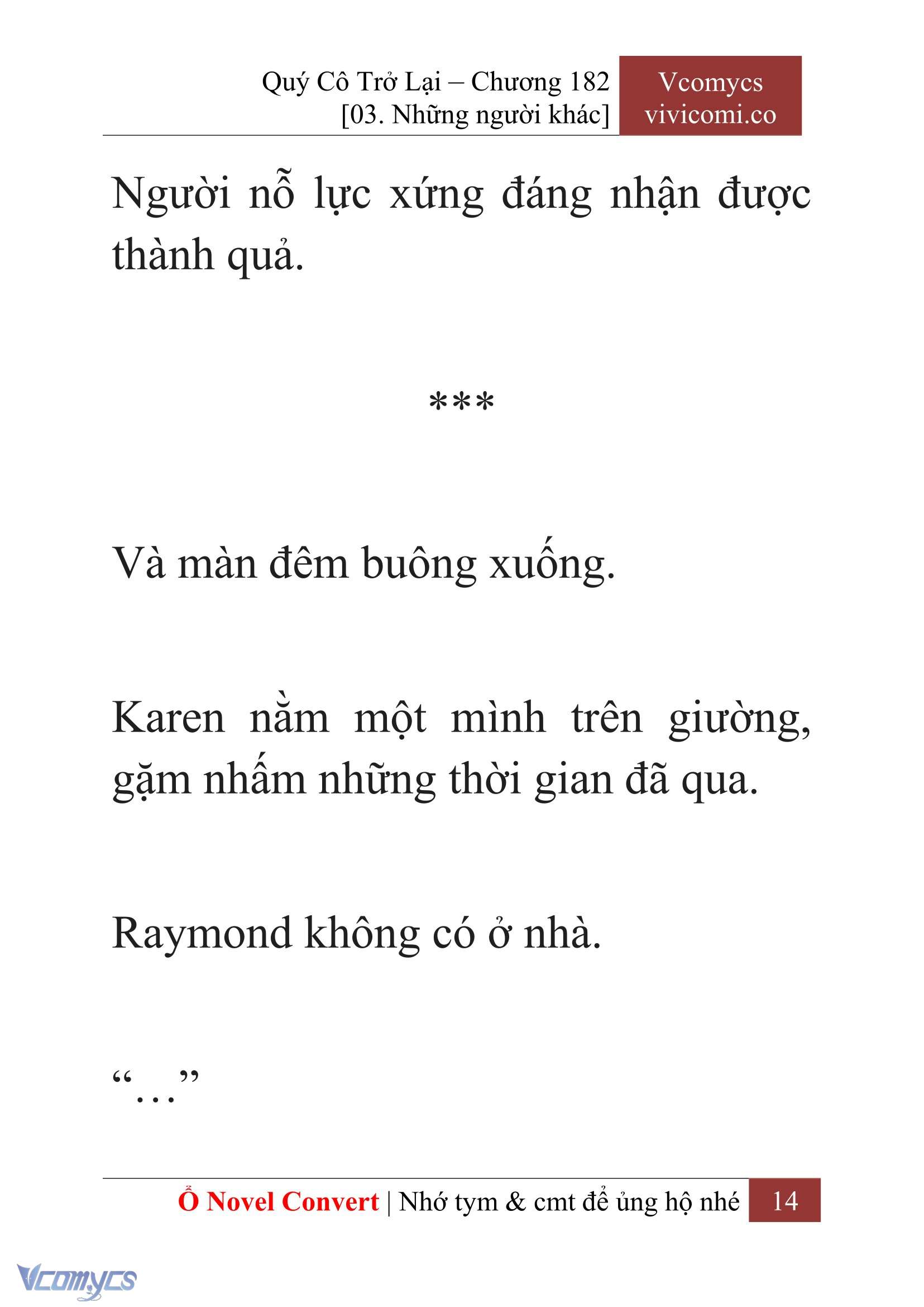 [Novel] Quý Cô Trở Lại Chapter 182 - Trang 17