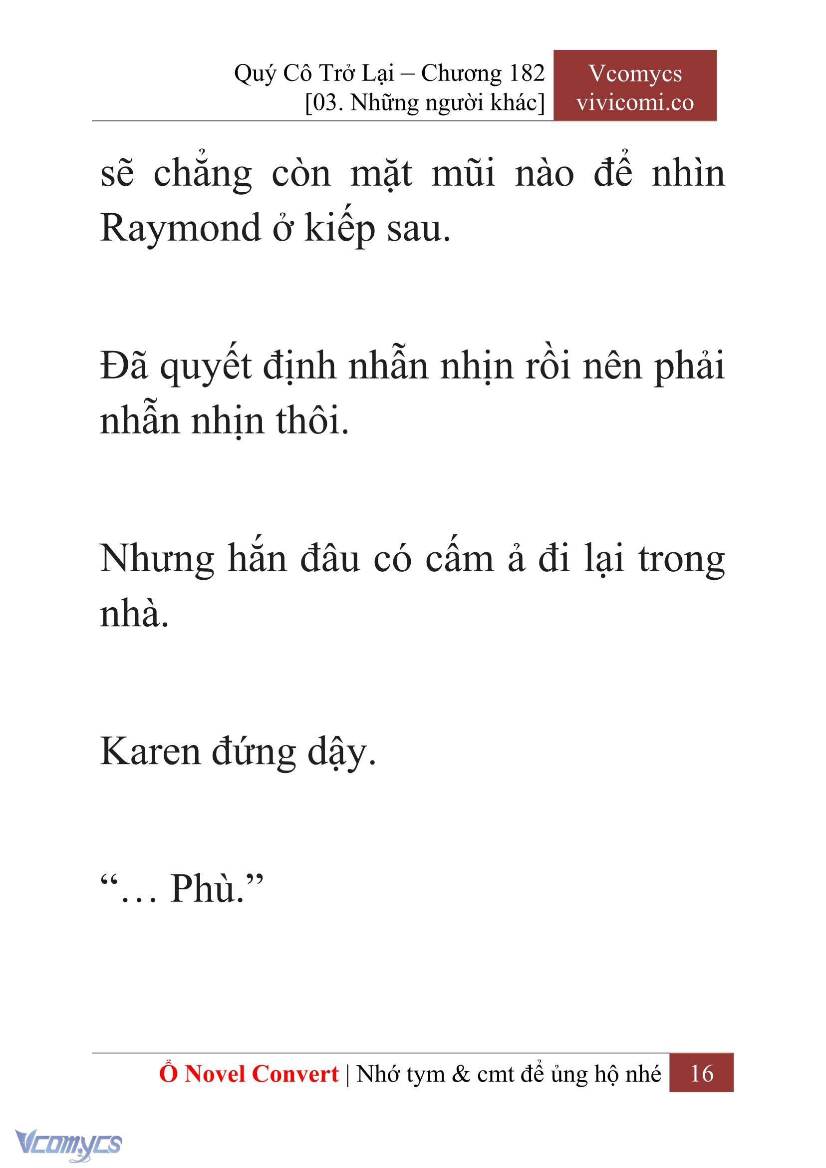 [Novel] Quý Cô Trở Lại Chapter 182 - Trang 19