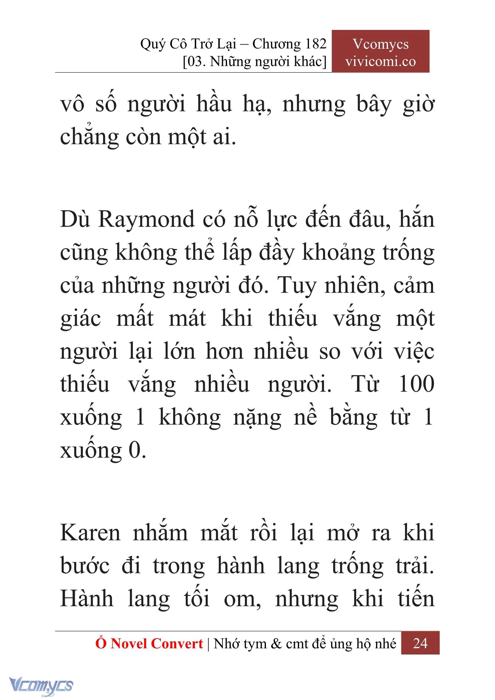 [Novel] Quý Cô Trở Lại Chapter 182 - Trang 27