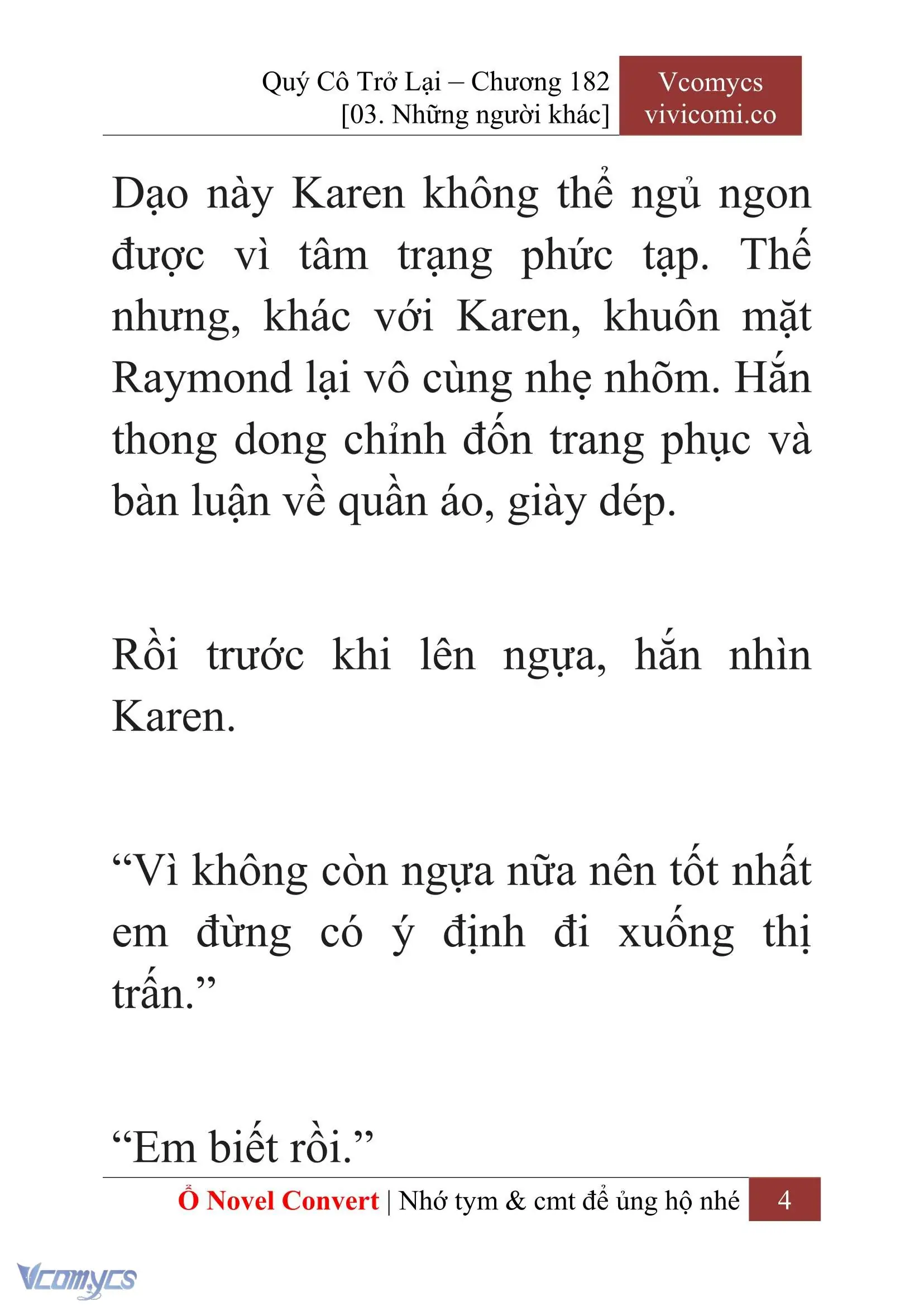 [Novel] Quý Cô Trở Lại Chapter 182 - Trang 7