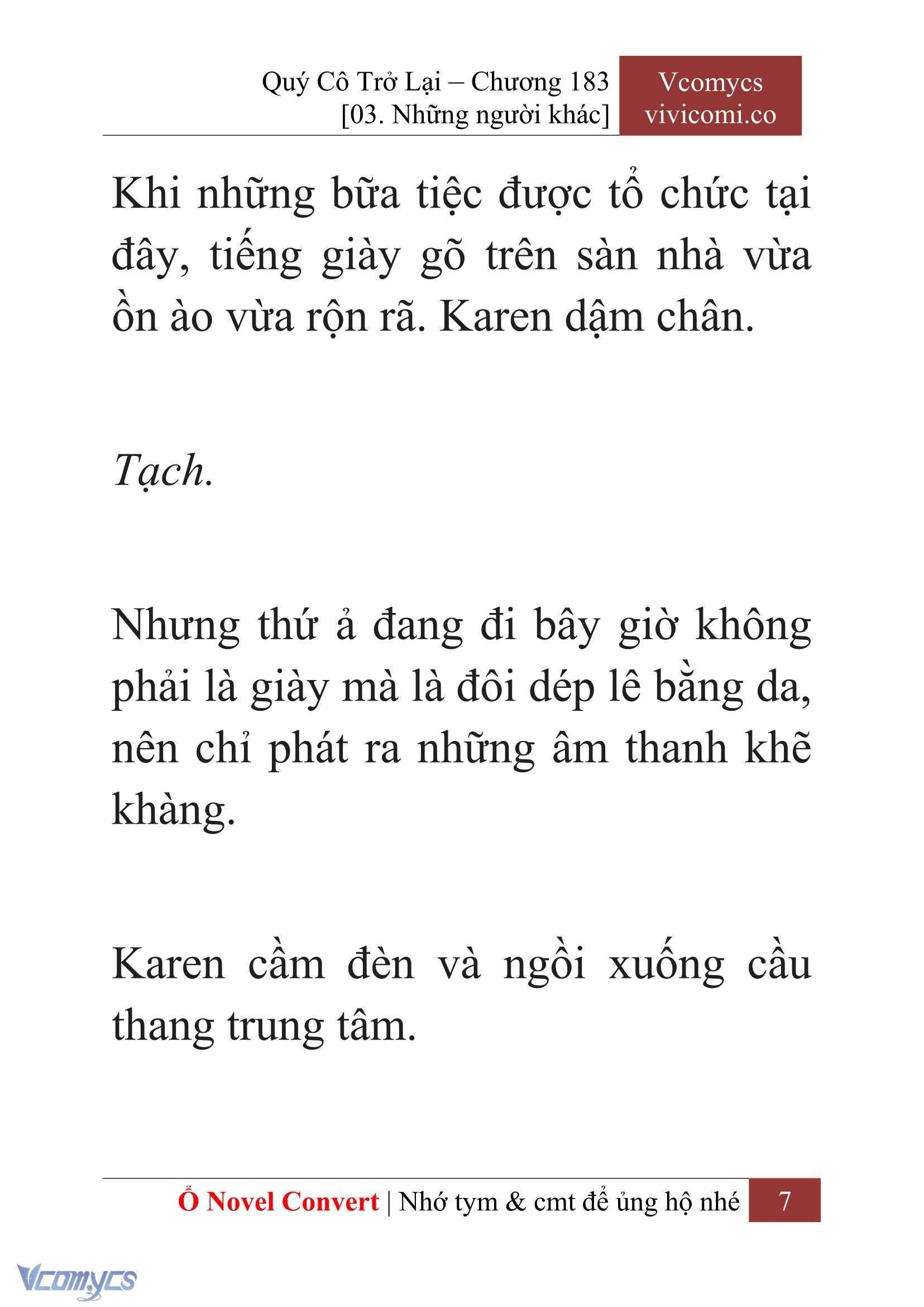 [Novel] Quý Cô Trở Lại Chapter 183 - Trang 10