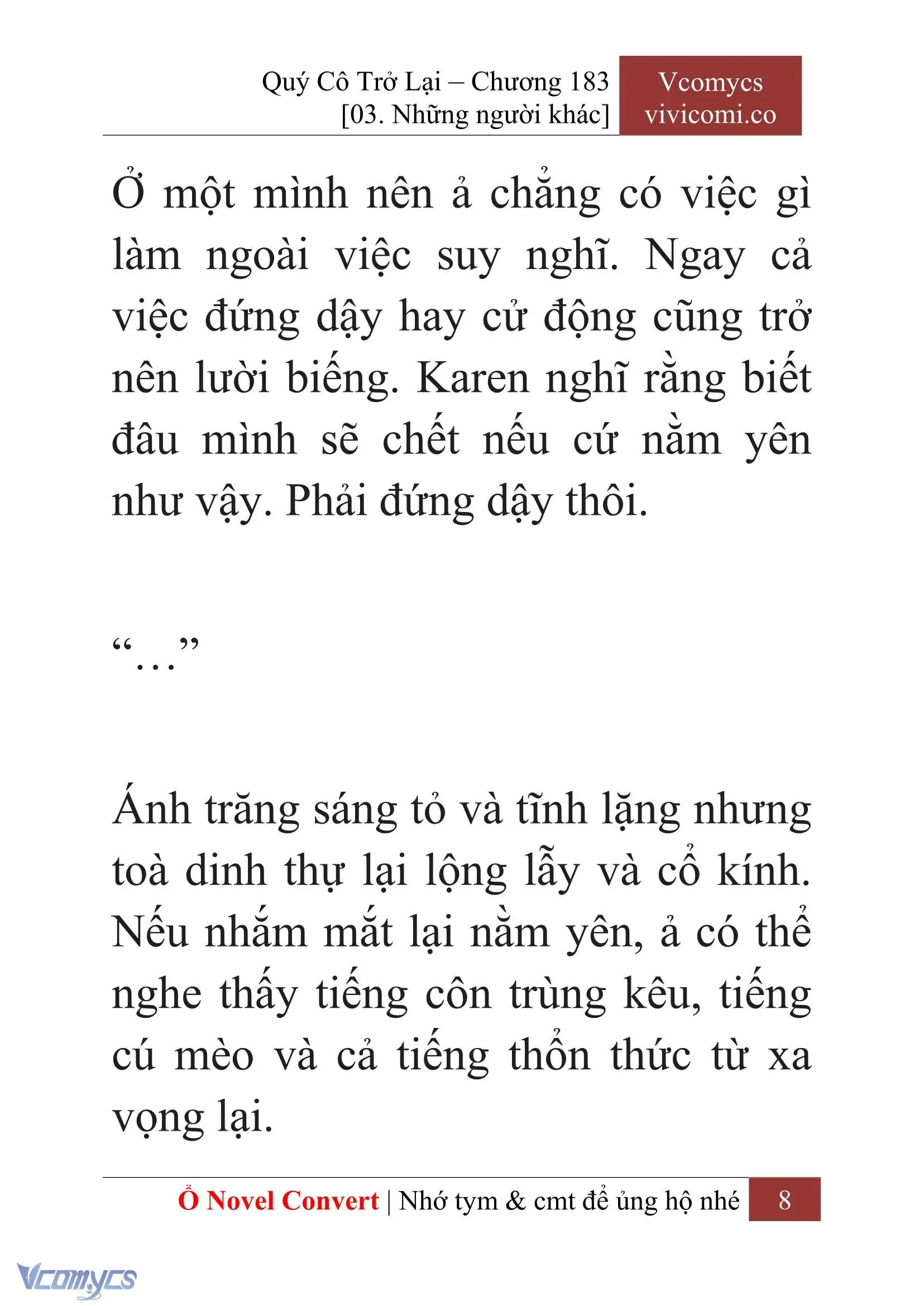 [Novel] Quý Cô Trở Lại Chapter 183 - Trang 11