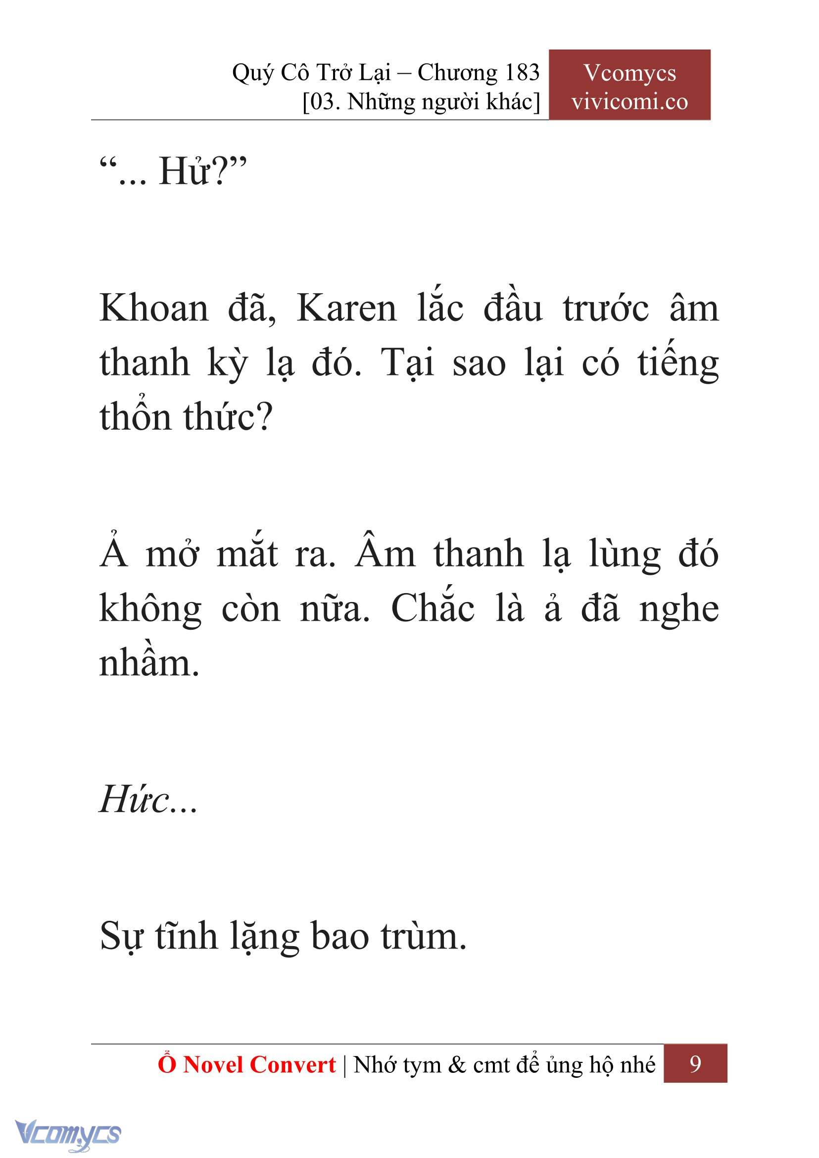 [Novel] Quý Cô Trở Lại Chapter 183 - Trang 12