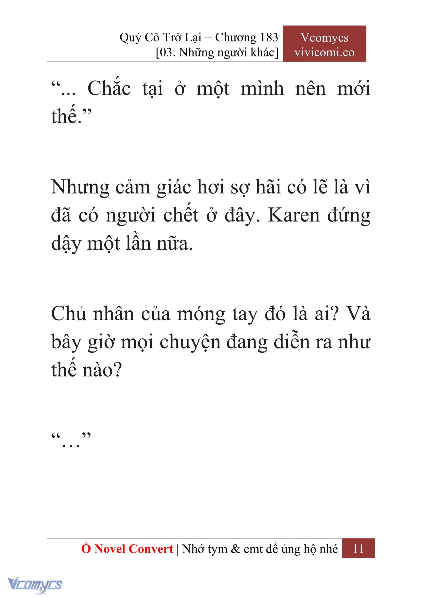 [Novel] Quý Cô Trở Lại Chapter 183 - Trang 14