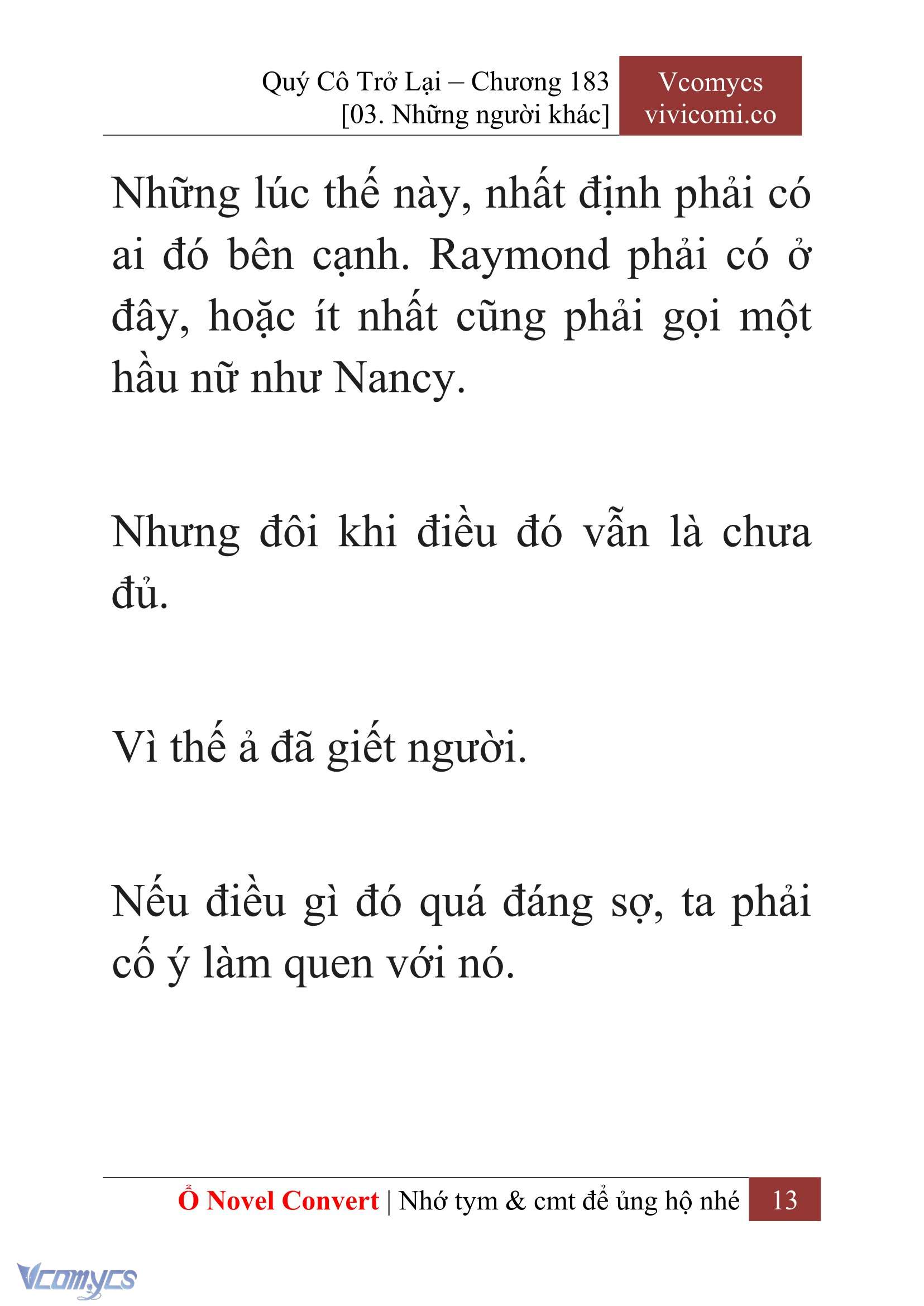 [Novel] Quý Cô Trở Lại Chapter 183 - Trang 16