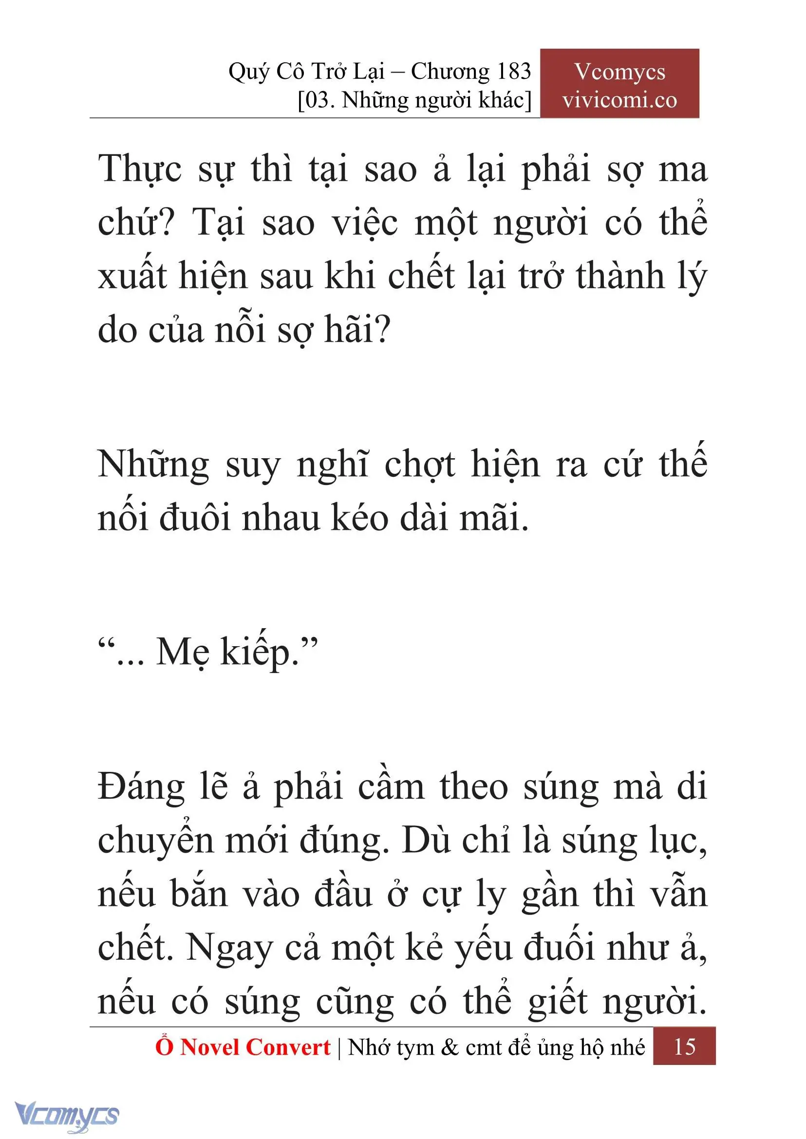 [Novel] Quý Cô Trở Lại Chapter 183 - Trang 18