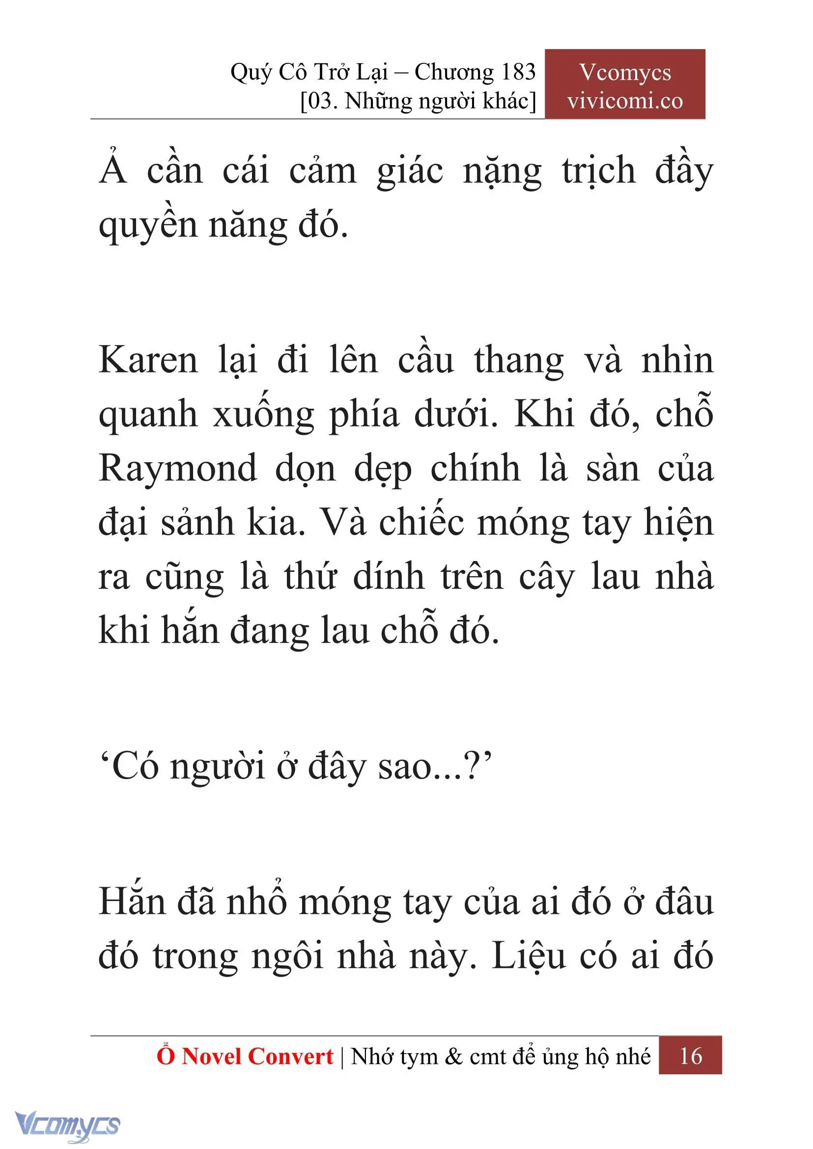 [Novel] Quý Cô Trở Lại Chapter 183 - Trang 19
