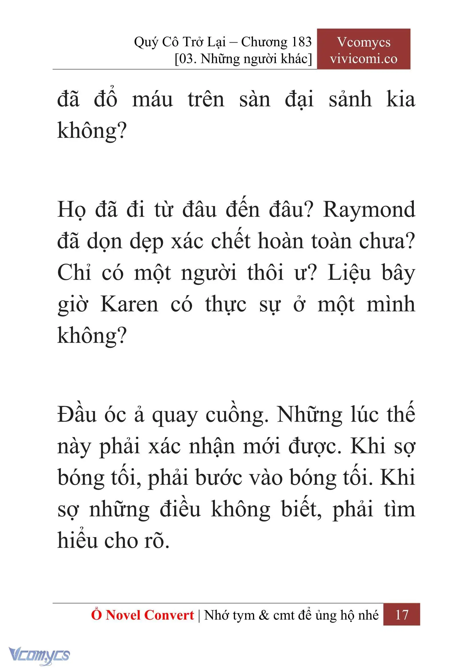 [Novel] Quý Cô Trở Lại Chapter 183 - Trang 20