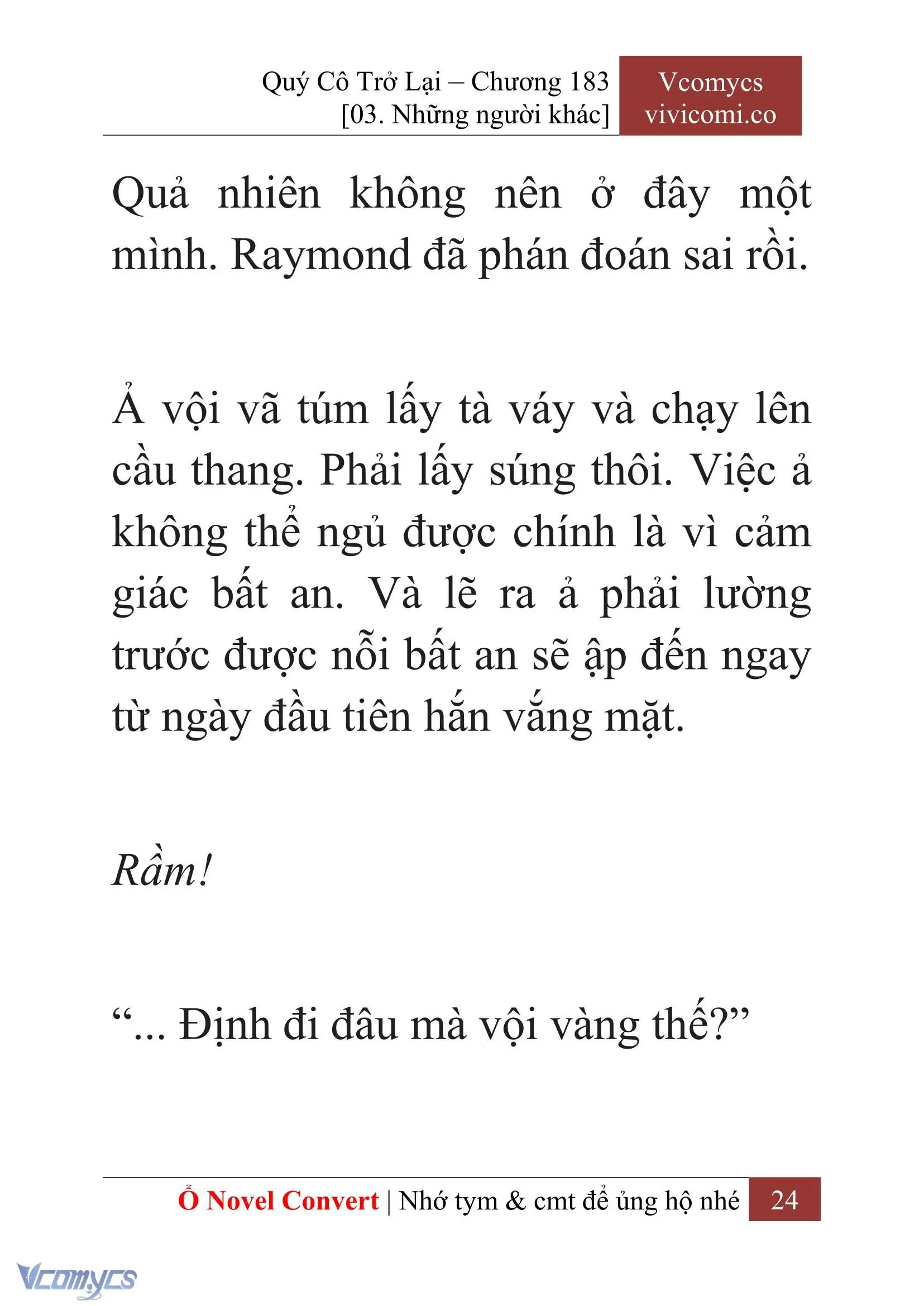 [Novel] Quý Cô Trở Lại Chapter 183 - Trang 27