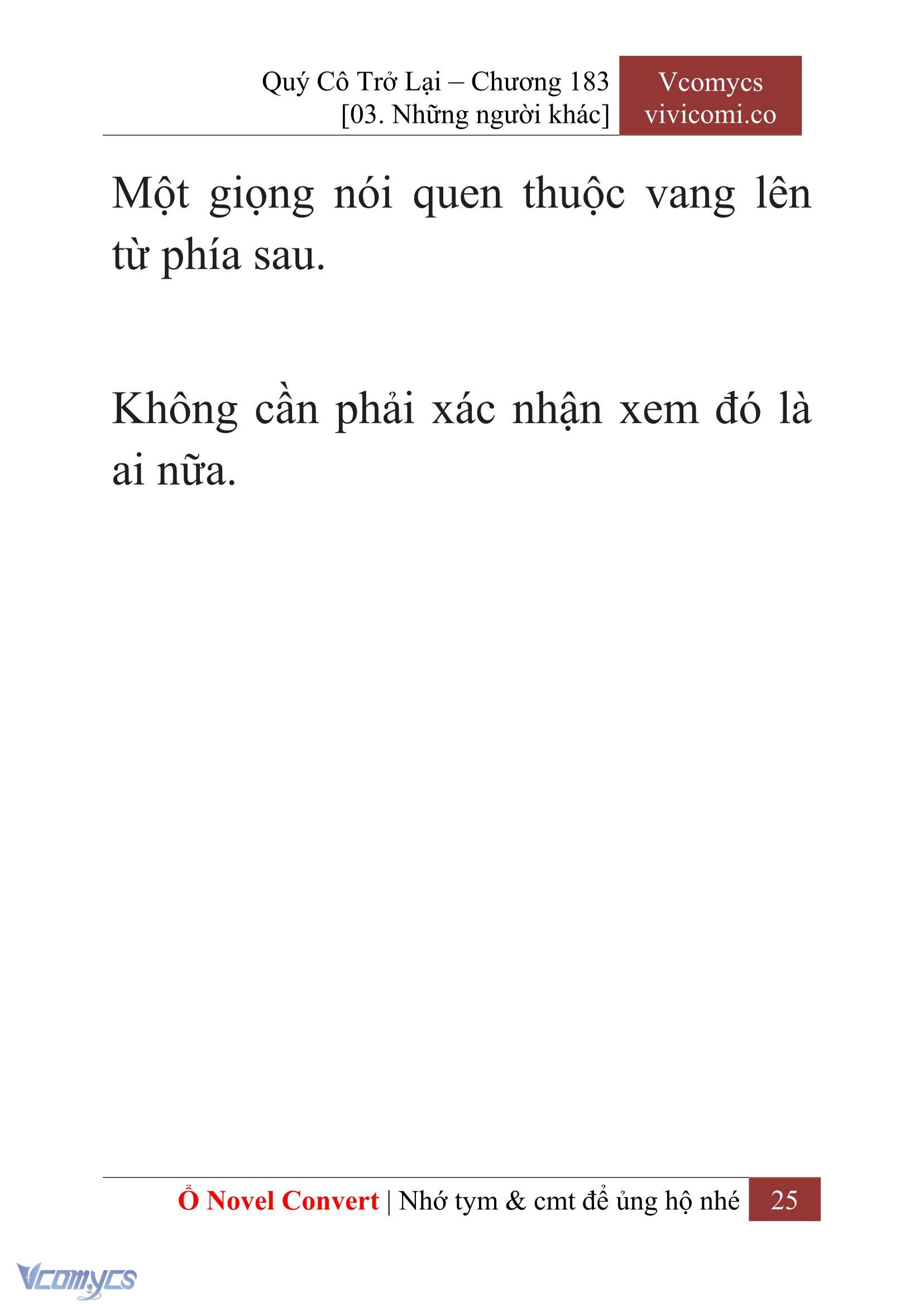 [Novel] Quý Cô Trở Lại Chapter 183 - Trang 28