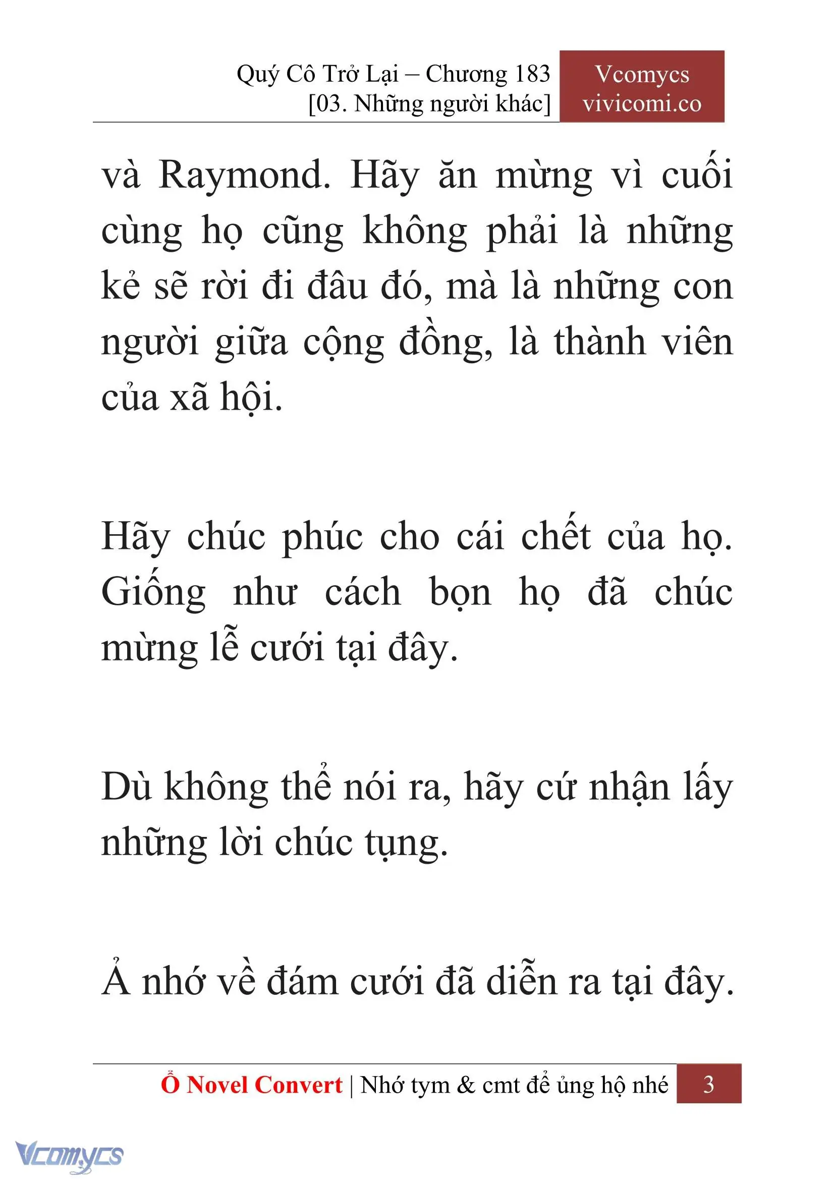 [Novel] Quý Cô Trở Lại Chapter 183 - Trang 6